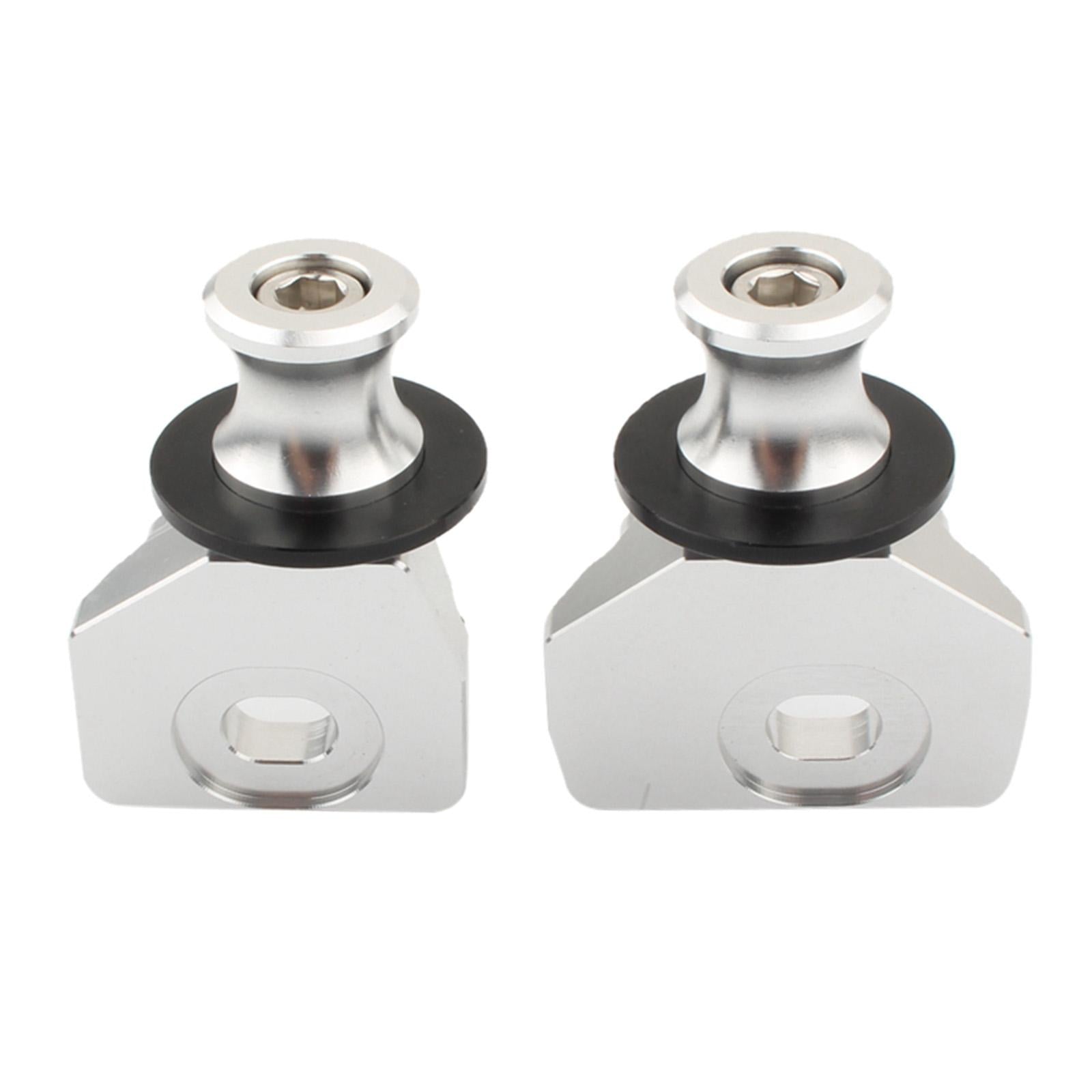 2x Chain Screw Rocker Reel Slider for Honda CB650R CBR650R 14-19 Dark Grey
