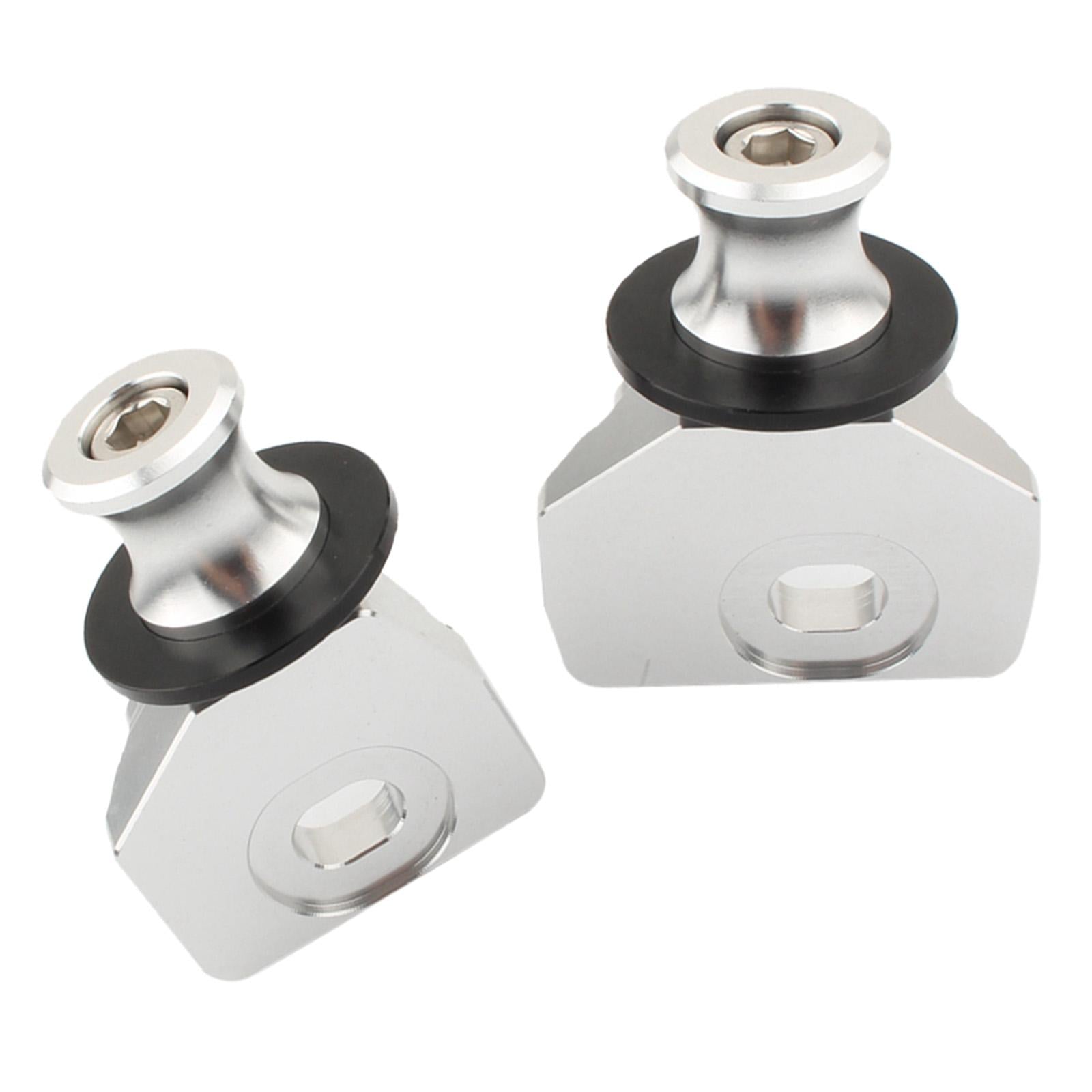 2x Chain Screw Rocker Reel Slider for Honda CB650R CBR650R 14-19 Dark Grey