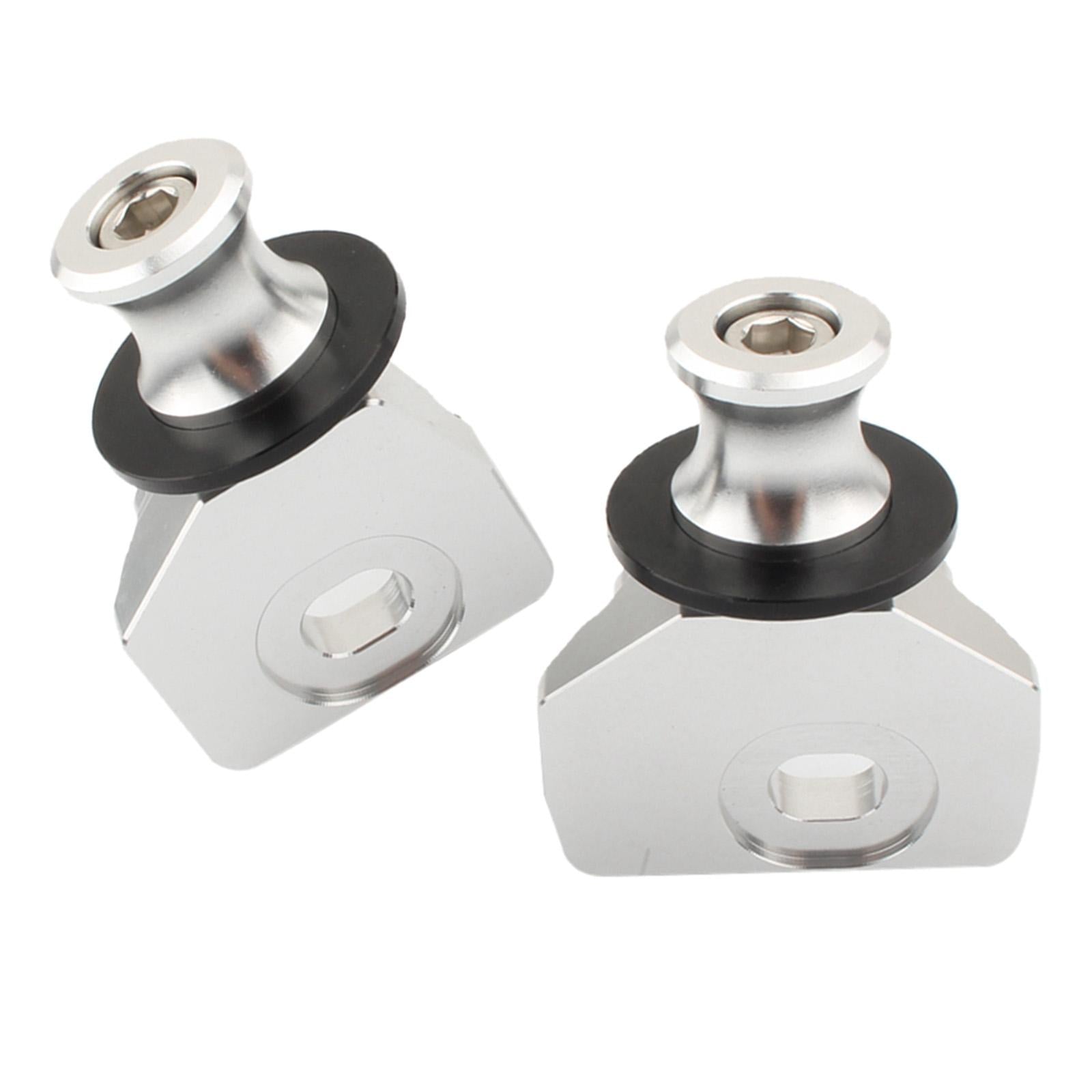 2x Chain Screw Rocker Reel Slider for Honda CB650R CBR650R 14-19 Dark Grey