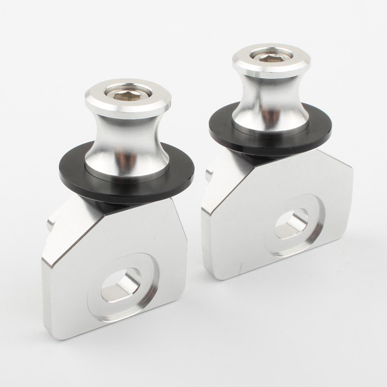 2x Chain Screw Rocker Reel Slider for Honda CB650R CBR650R 14-19 Dark Grey