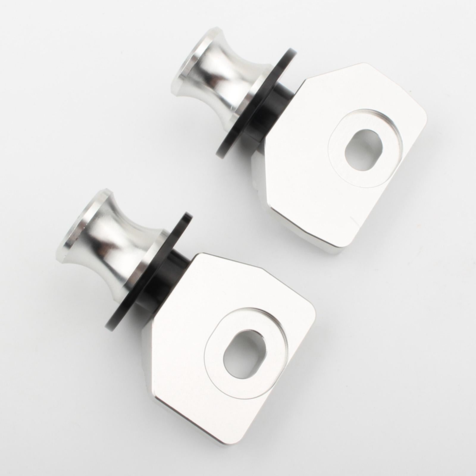 2x Chain Screw Rocker Reel Slider for Honda CB650R CBR650R 14-19 Dark Grey