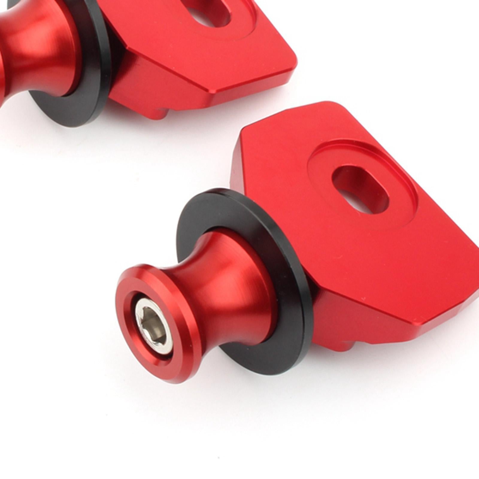 2x Chain Screw Rocker Reel Slider for Honda CB650R CBR650R 14-19 Red
