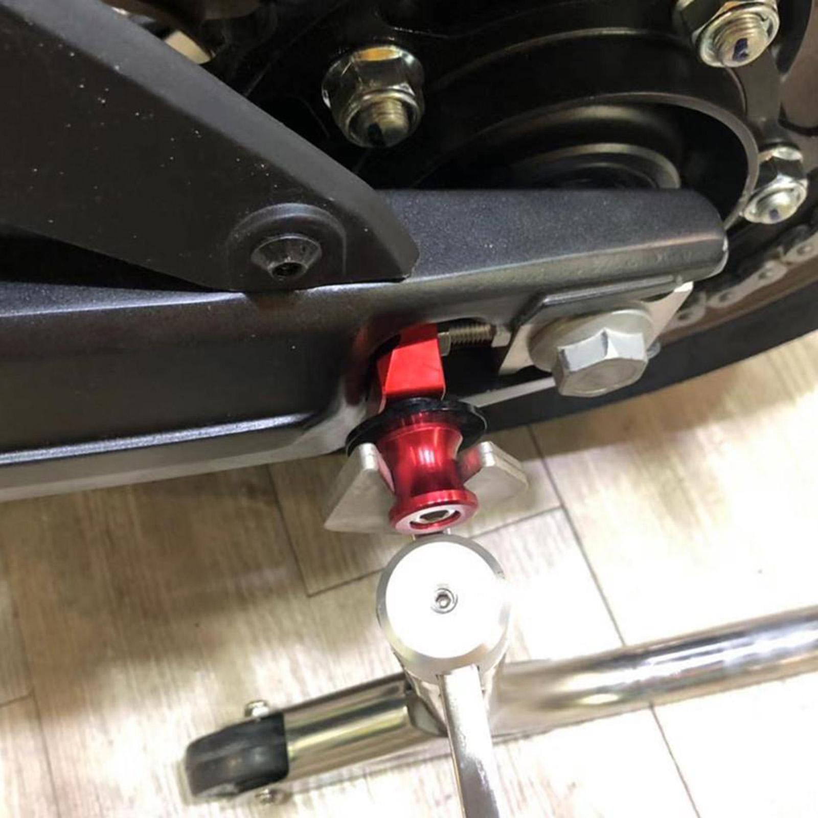 2x Chain Screw Rocker Reel Slider for Honda CB650R CBR650R 14-19 Red