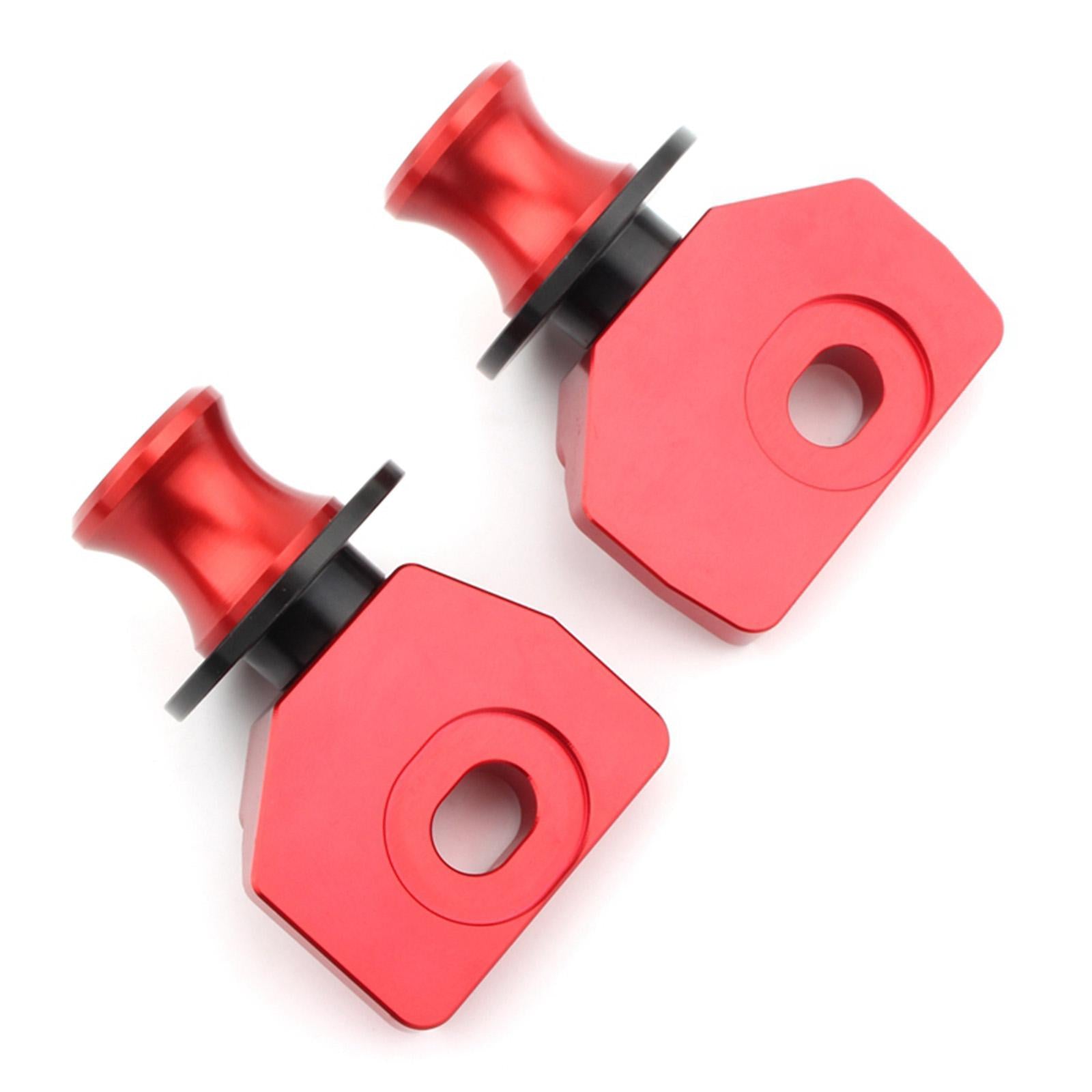 2x Chain Screw Rocker Reel Slider for Honda CB650R CBR650R 14-19 Red