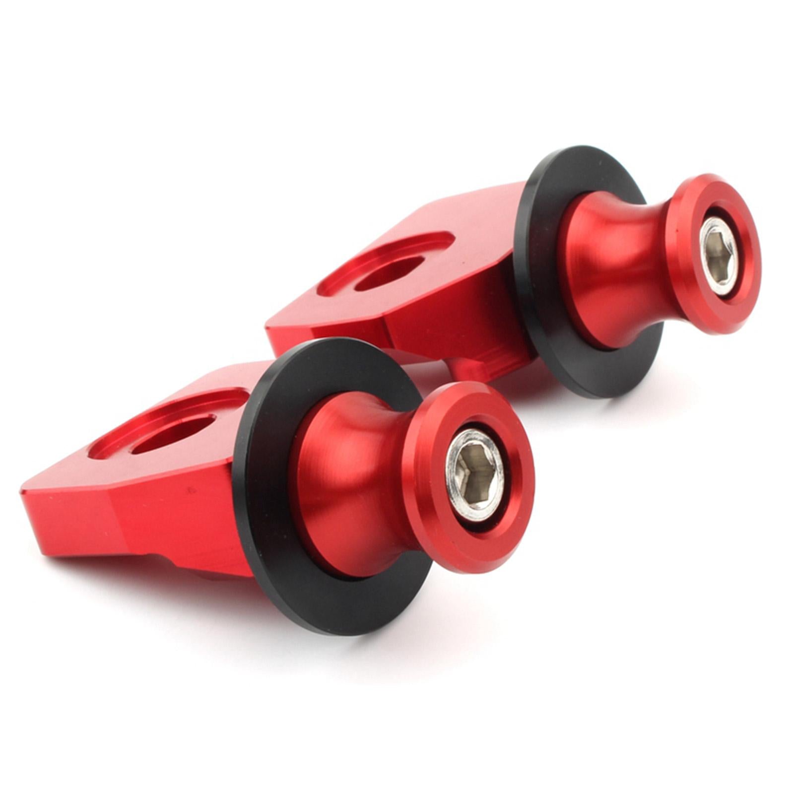 2x Chain Screw Rocker Reel Slider for Honda CB650R CBR650R 14-19 Red