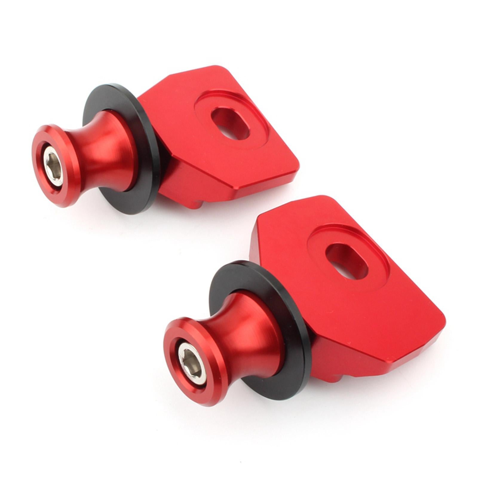2x Chain Screw Rocker Reel Slider for Honda CB650R CBR650R 14-19 Red