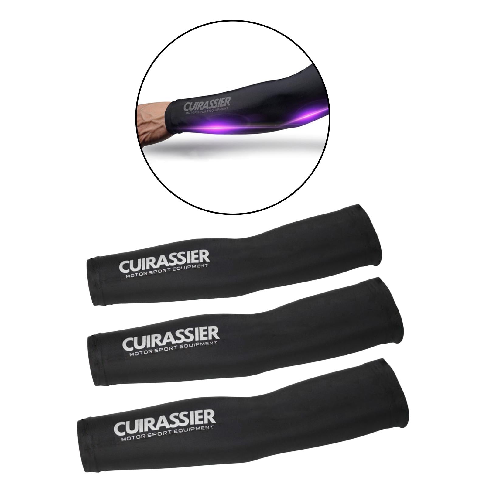 Men Motorcycle Reflective Cooling Arm Sleeve Cover Sun Guard M