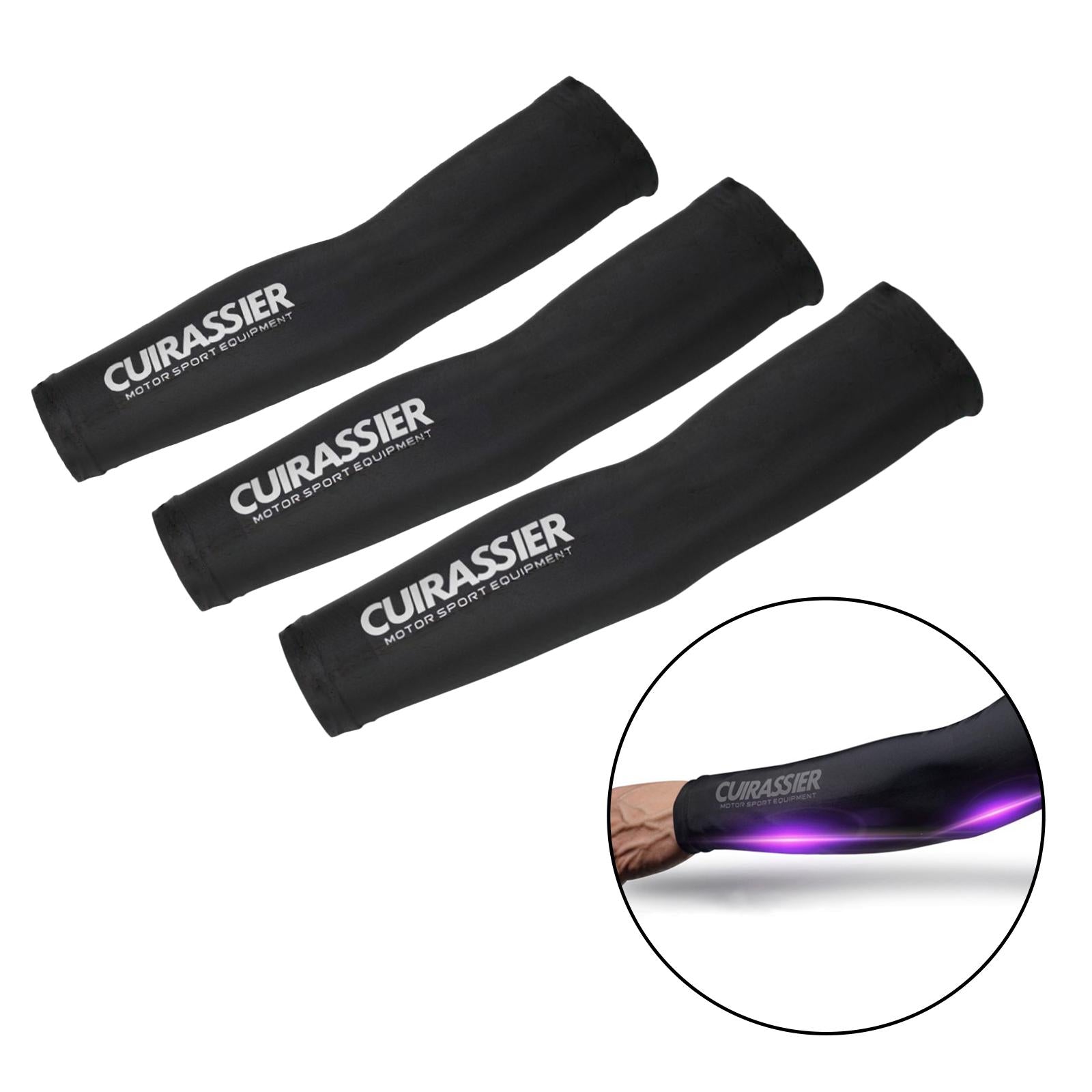 Men Motorcycle Reflective Cooling Arm Sleeve Cover Sun Guard M