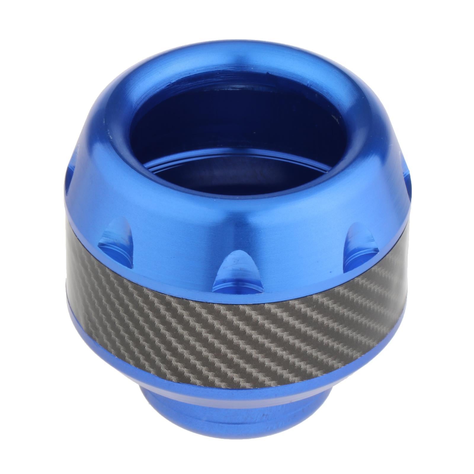 2 Pieces Motorbike Falling Protector Fork Frame Sliders Caps Blue