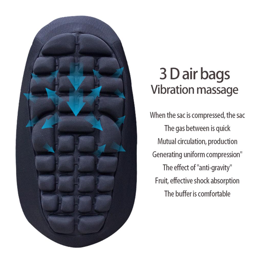 Universal Air Pad Motorcycle Seat Cushion Cover w/Air Pump 610 x 300 x 40mm