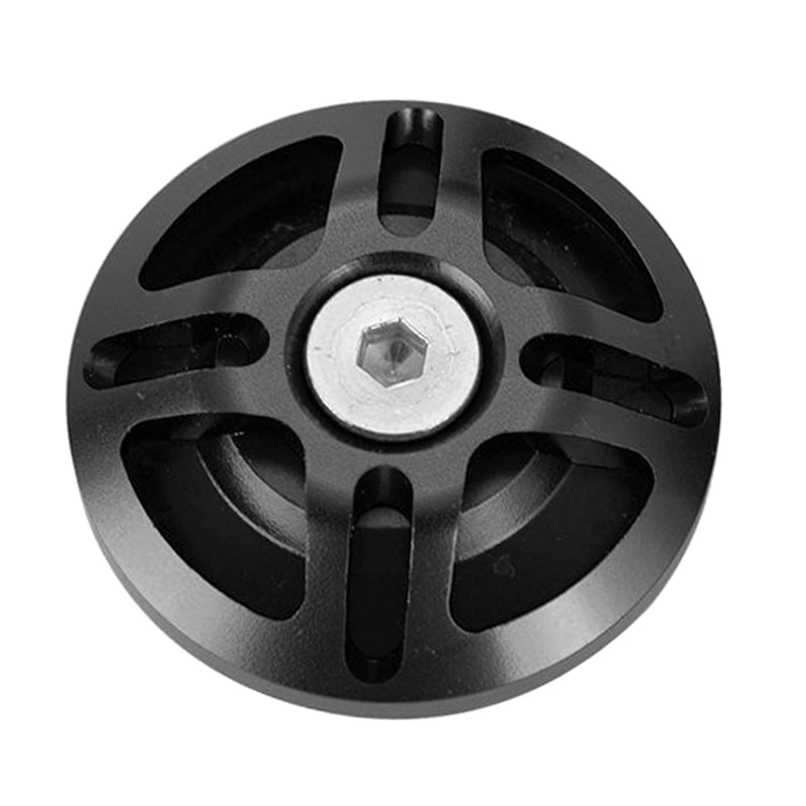 2x Motors Aluminum Alloy Frame Hole Cap Decorative Plug for Ninja400 Black