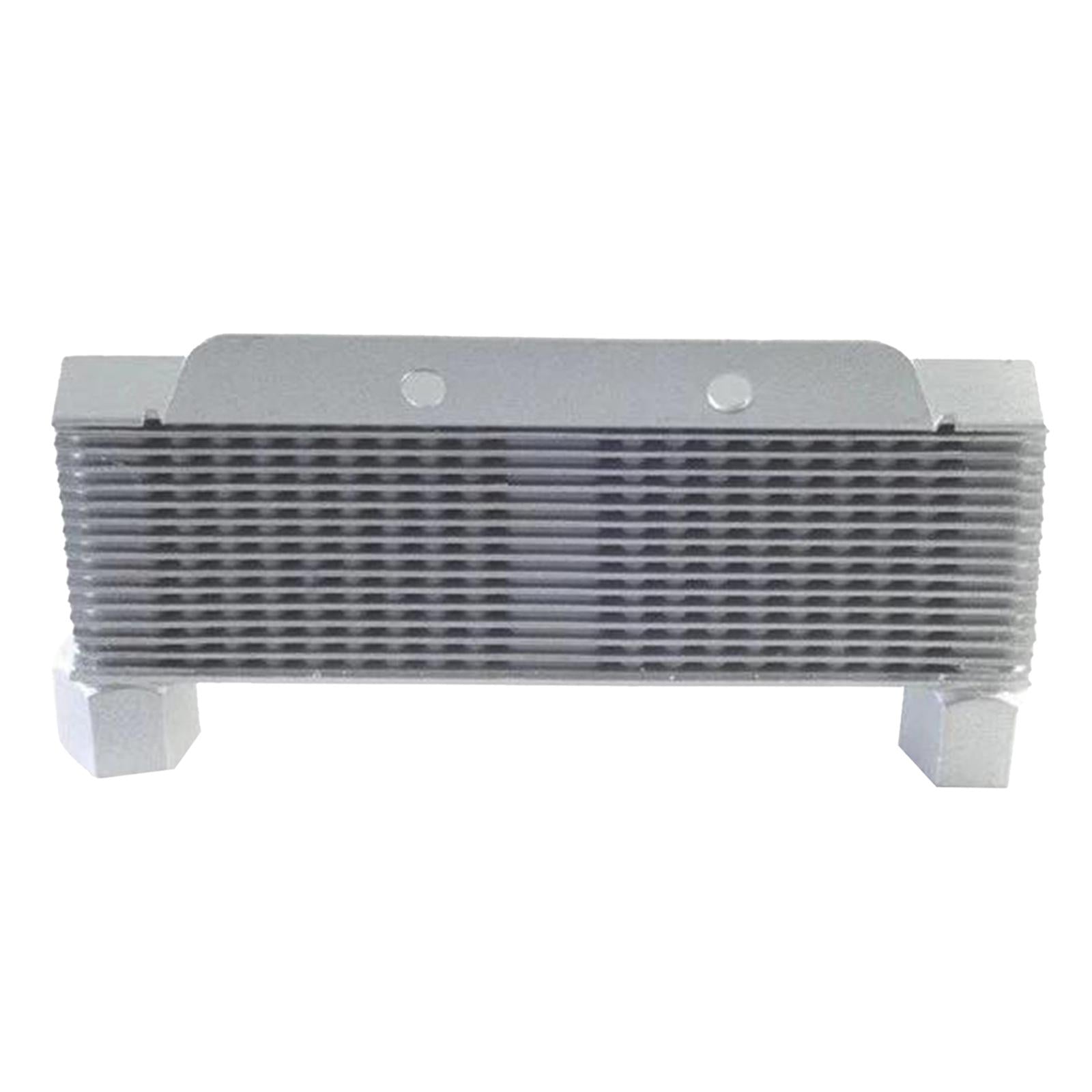 Universal Motorbike Engine Oil Cooler Radiator Silver Motorbike ATV Bikes