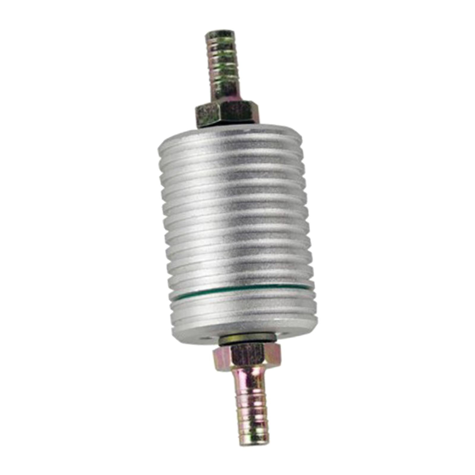 Motorcycle External Oil Cooling System Filter Aluminum Alloy Durable Silver