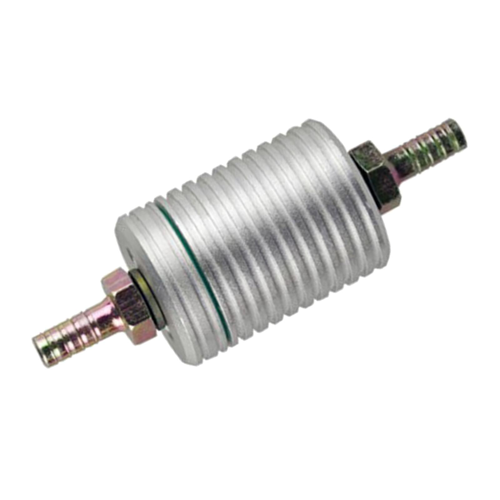Motorcycle External Oil Cooling System Filter Aluminum Alloy Durable Silver