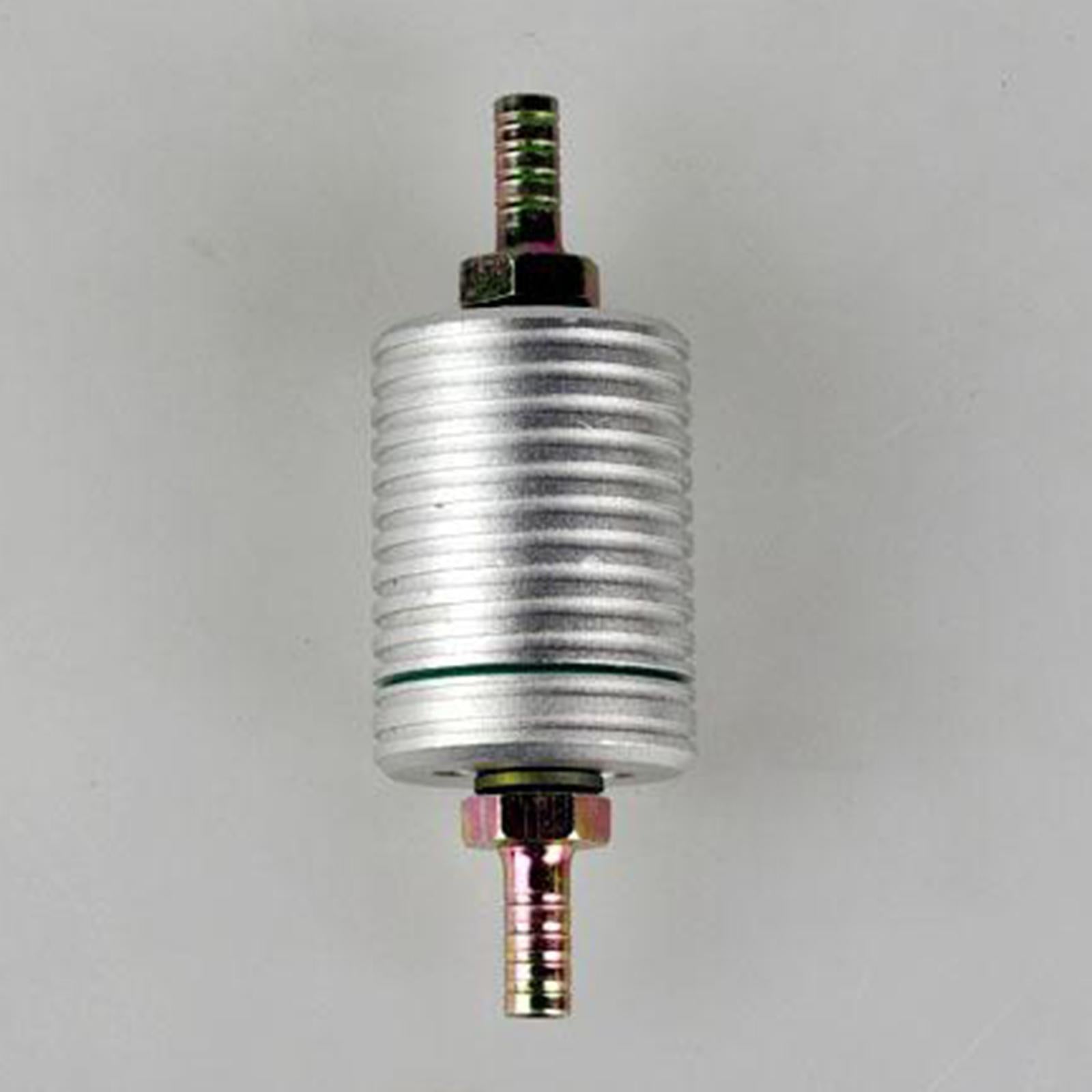 Motorcycle External Oil Cooling System Filter Aluminum Alloy Durable Silver