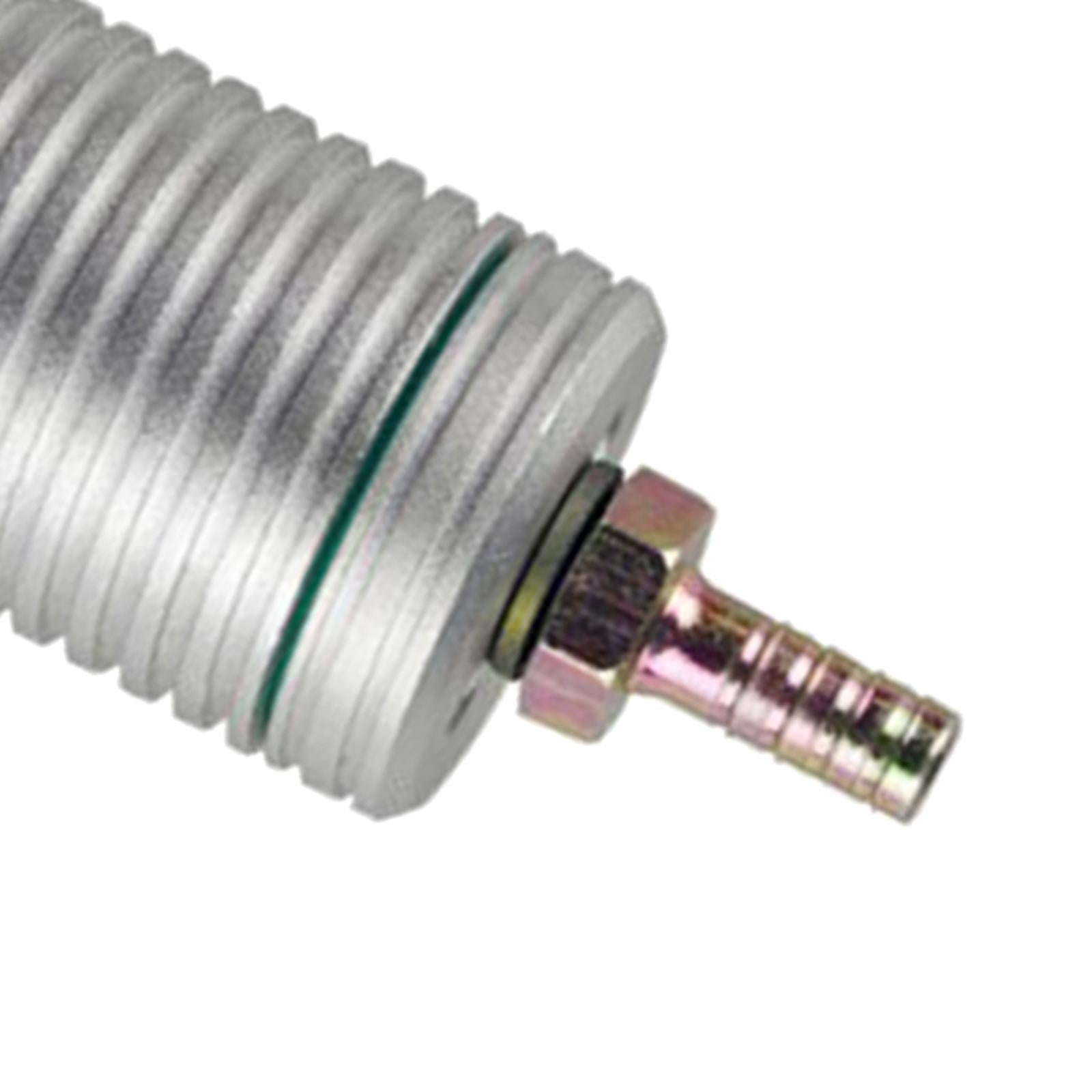 Motorcycle External Oil Cooling System Filter Aluminum Alloy Durable Silver