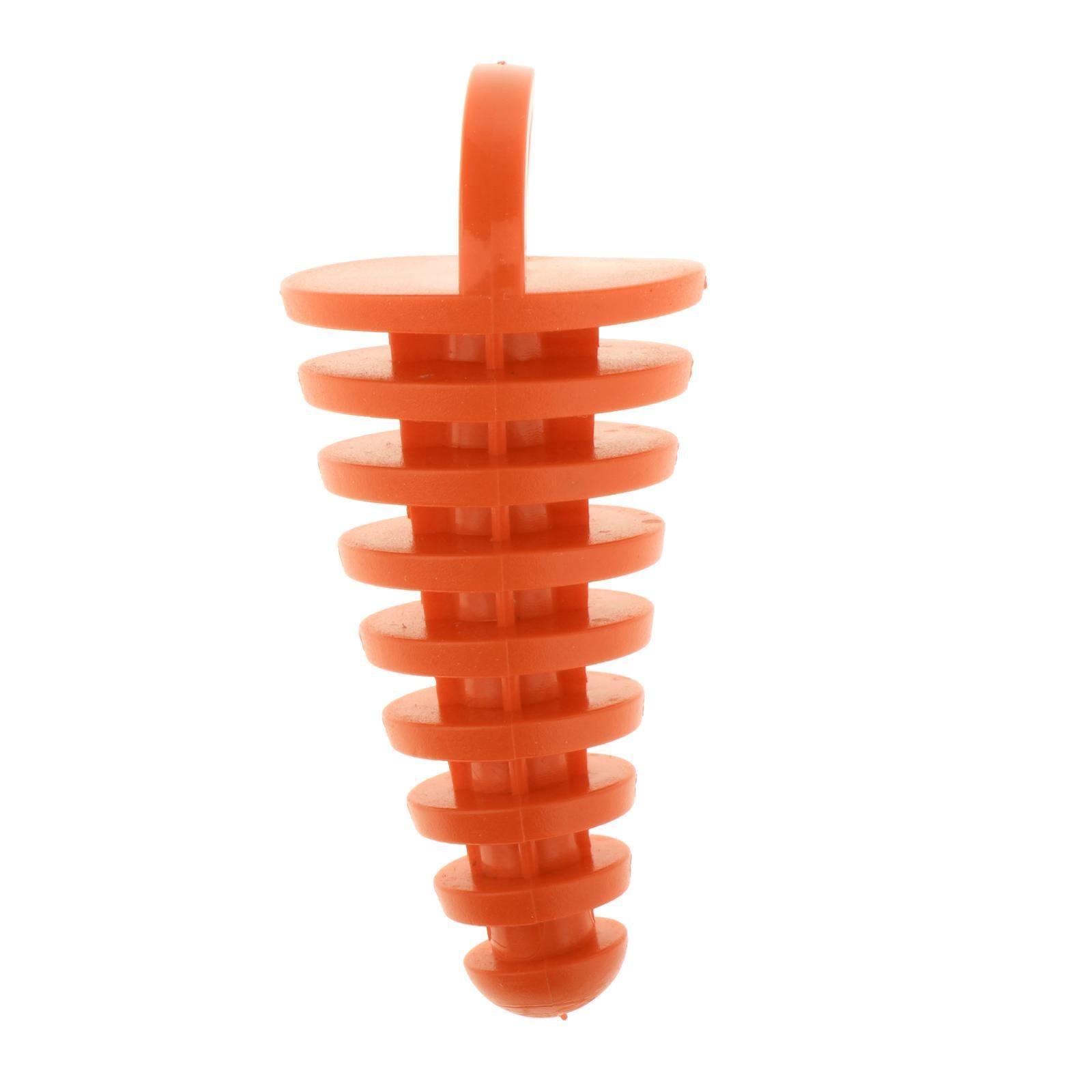 Universal Motorcycle Exhaust Pipe Silencer Motorbike Muffler Insert Orange