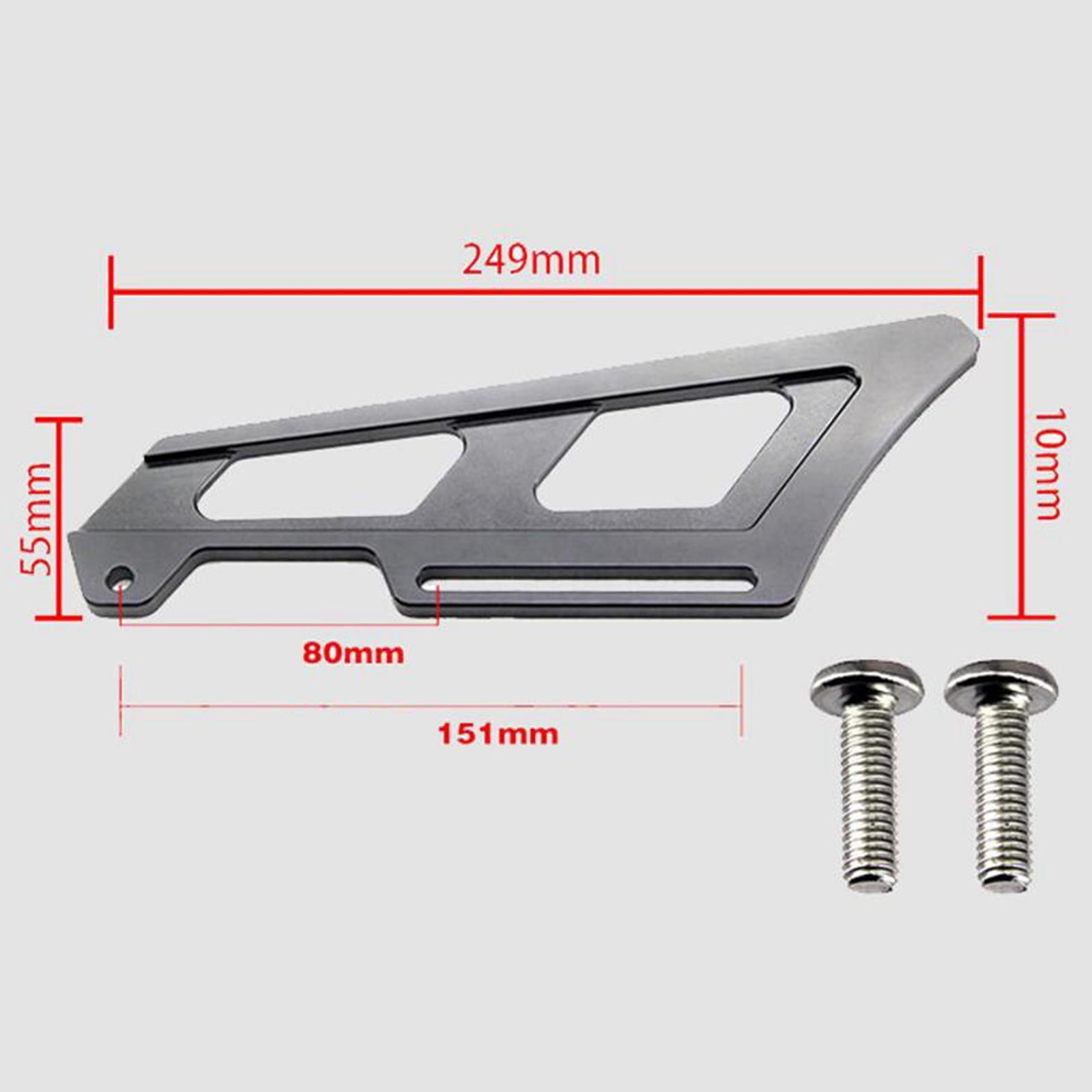 Rear Chain Guard Side for Honda KLX140L KLX140G 230L DRZ400 Gray