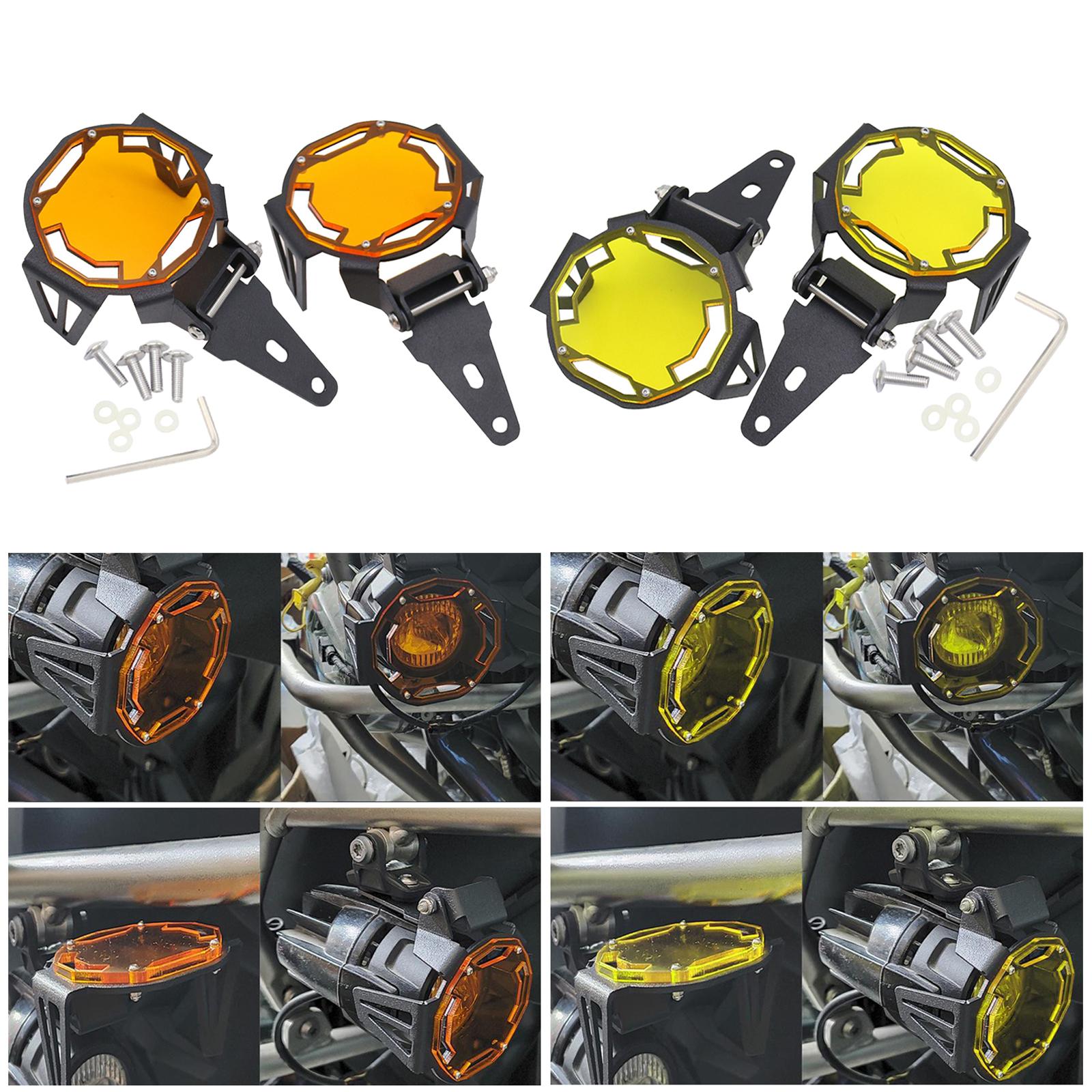 Fog Light Protector Guard Cover for BMW R1200GS F800GS F850GS Orange