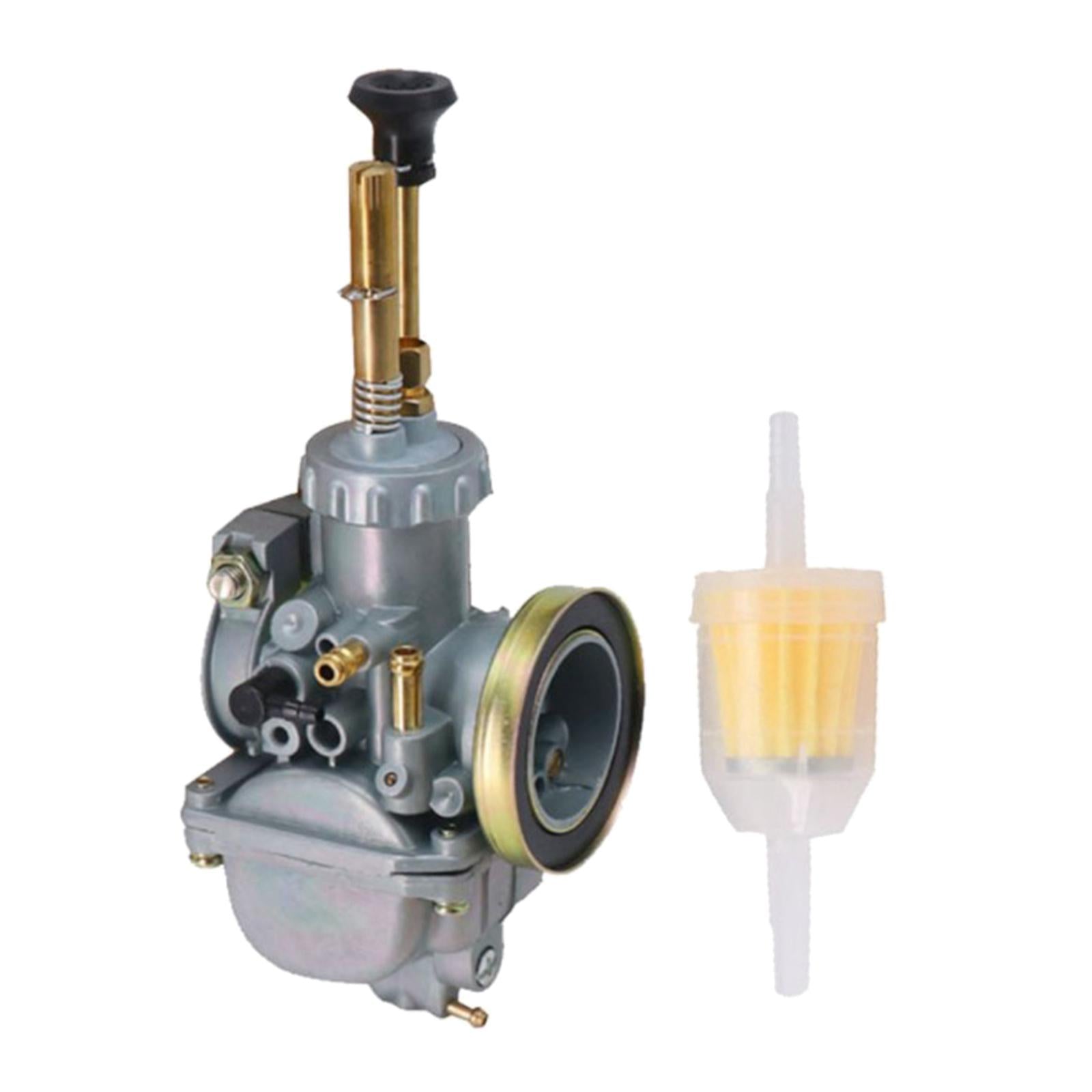 Carburetor Carb 20MM Replacement + Fuel Filter for Kawasaki KE100 KM100