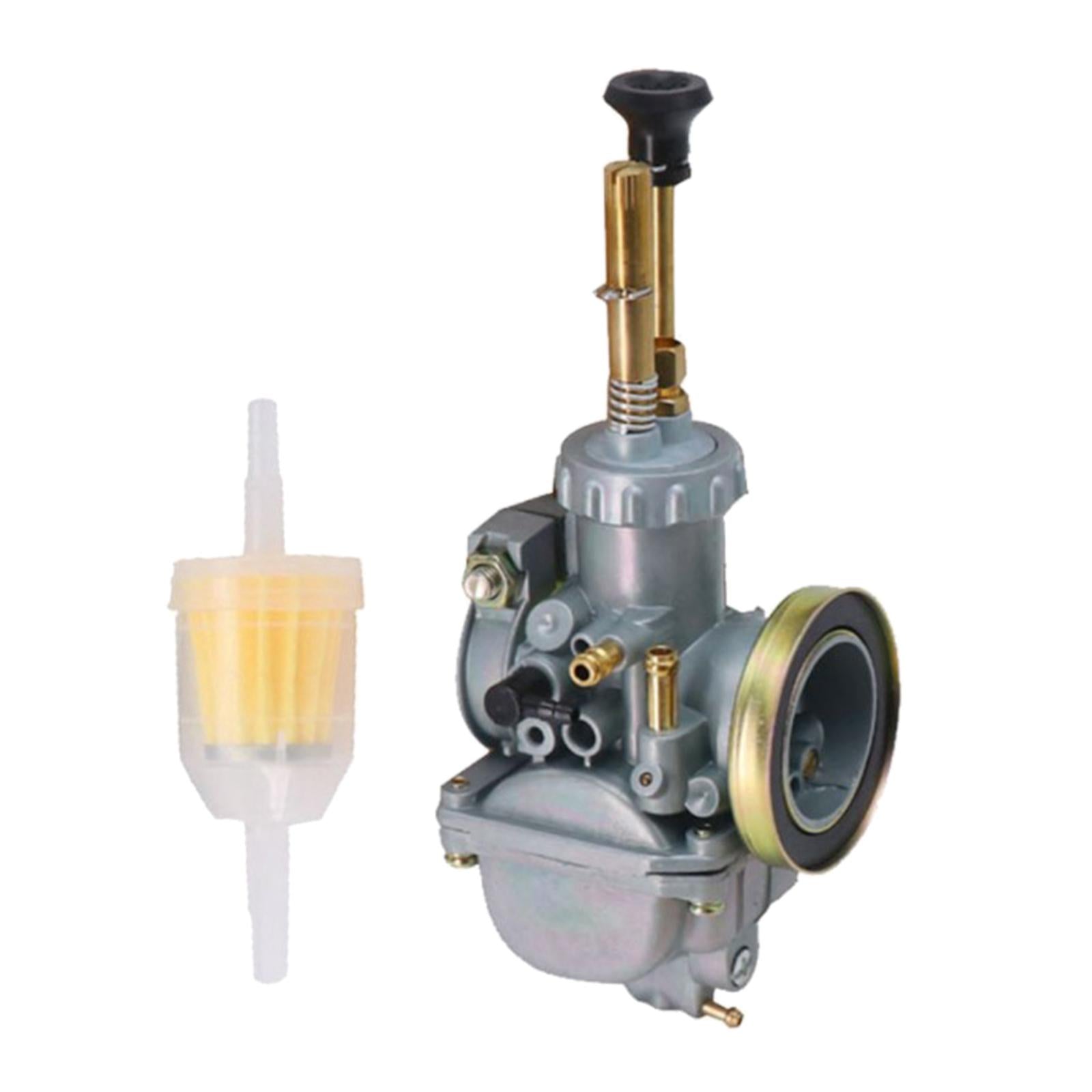 Carburetor Carb 20MM Replacement + Fuel Filter for Kawasaki KE100 KM100