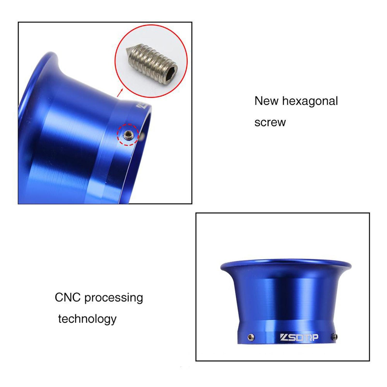 Motorcycle Modified Air Filter Wind Cup 50mm for 21/24/26/28/30mm PWK blue