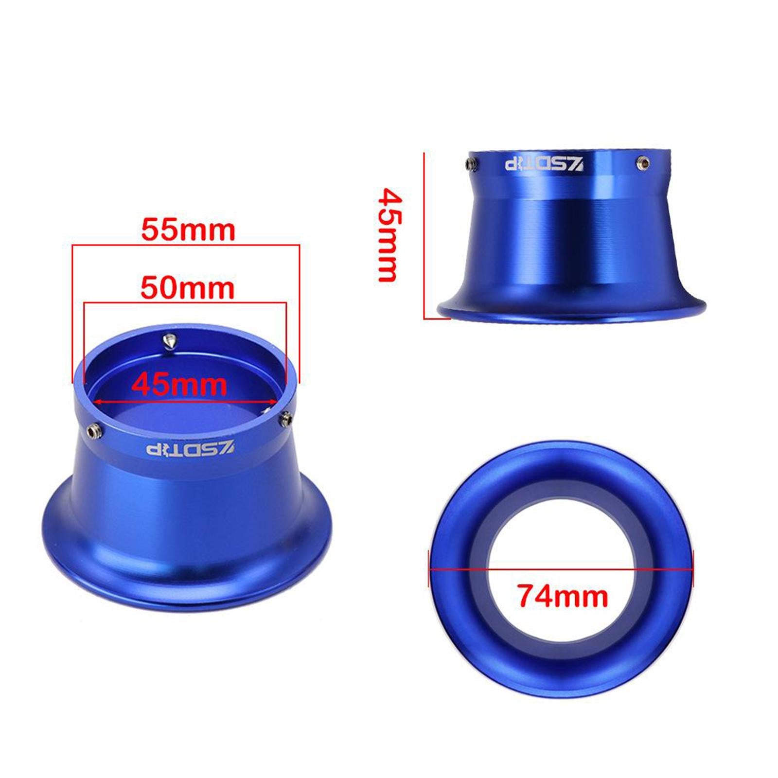 Motorcycle Modified Air Filter Wind Cup 50mm for 21/24/26/28/30mm PWK blue