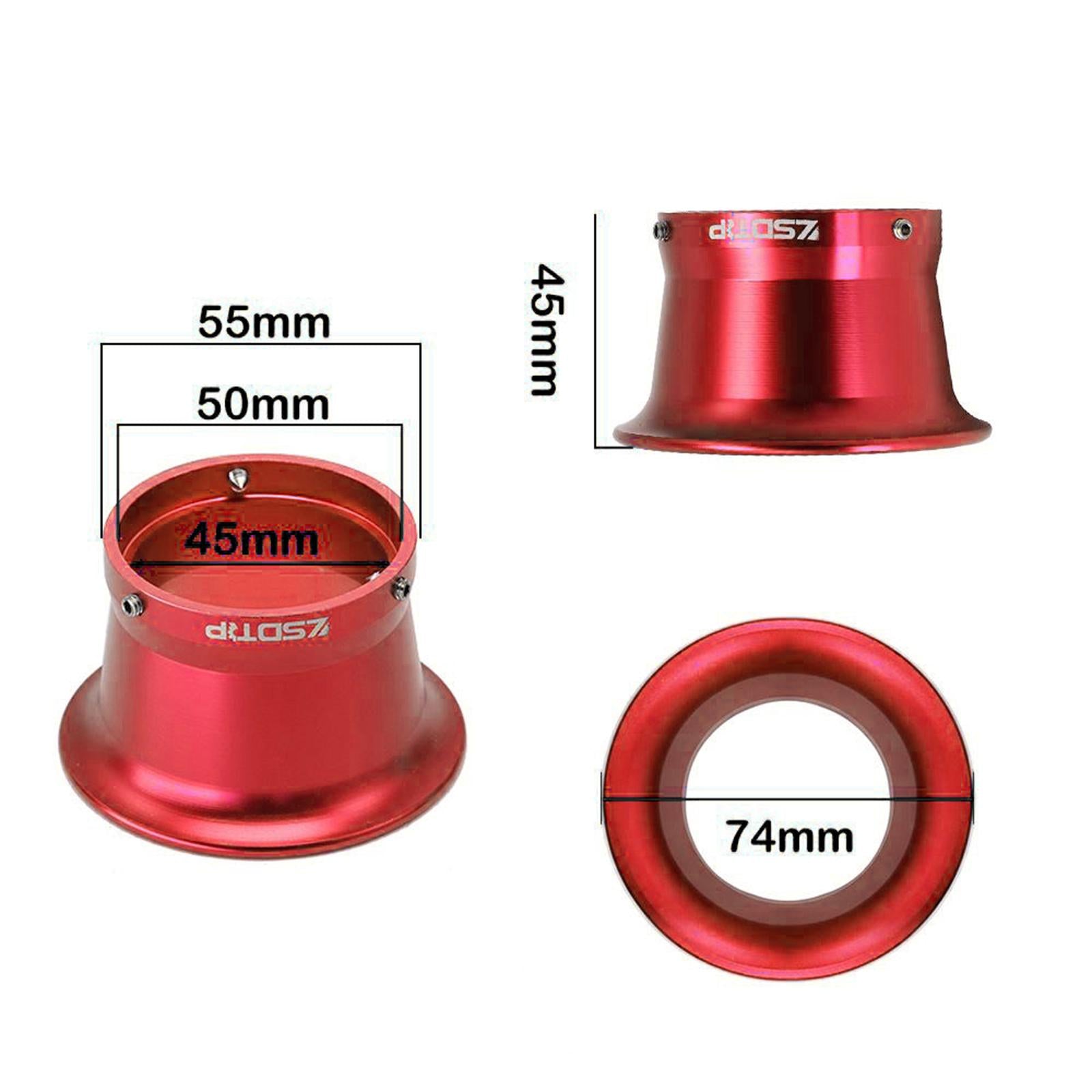 Motorcycle Modified Air Filter Wind Cup 50mm for 21/24/26/28/30mm PWK red