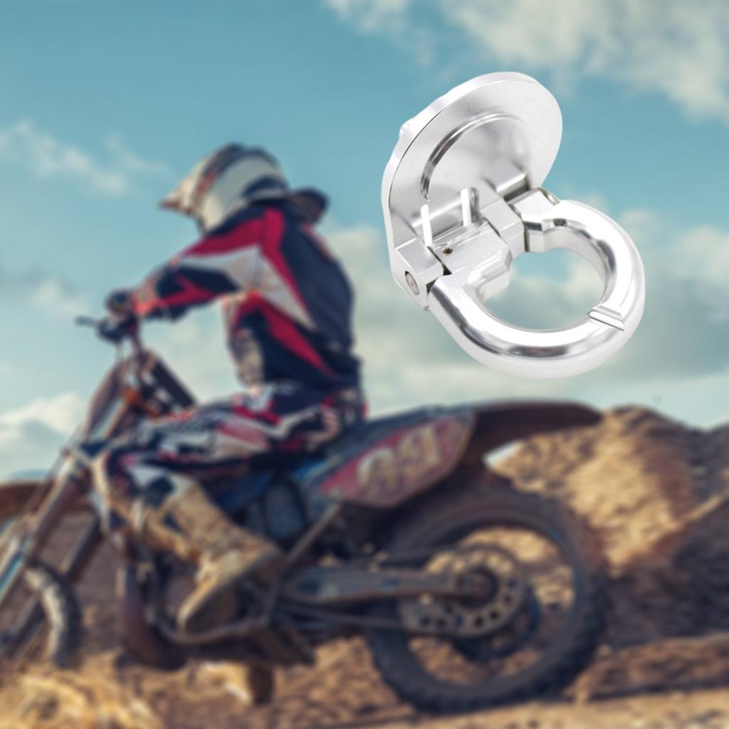 Alloy Helmet Hooks Crochet Locks For Vespa GTS GTV Motorcycles Silver