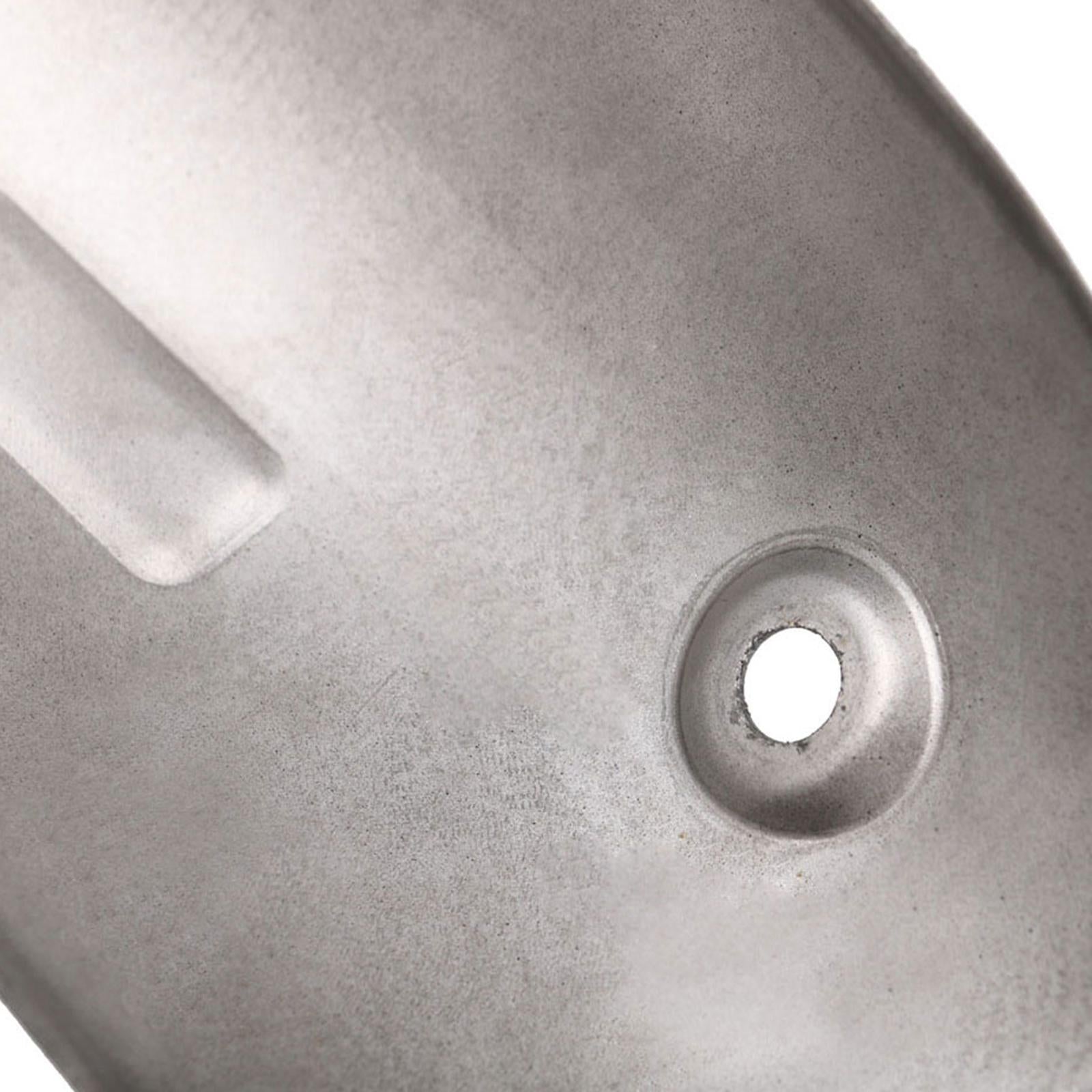 7.7 Motorbike Exhaust Heat Shield Cover Middle Pipe Guard Kit Silver"