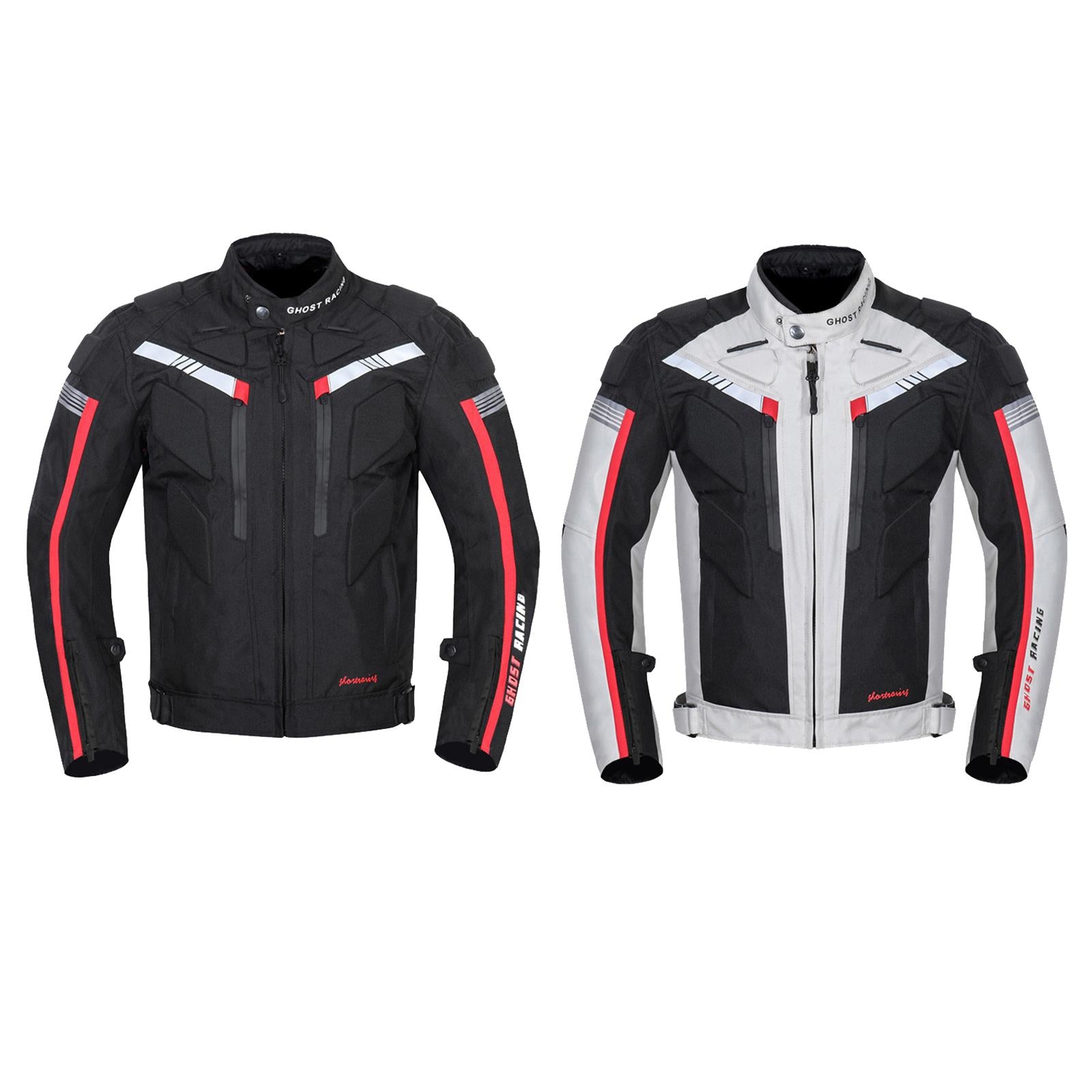 Motorcycle Jacket Oxford Waterproof Motocross Racing Cycle Gear Black