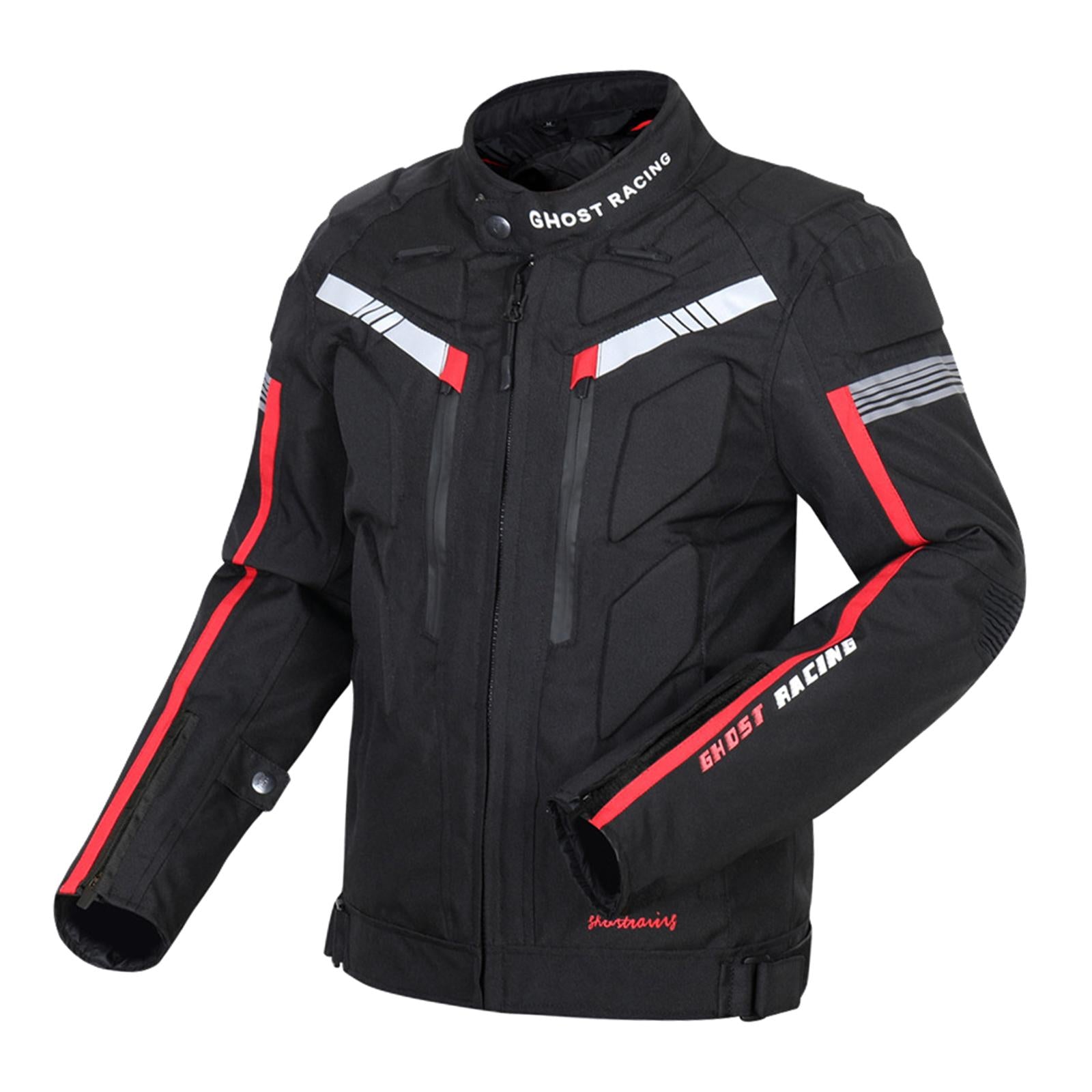 Motorcycle Jacket Oxford Waterproof Motocross Racing Cycle Gear Black