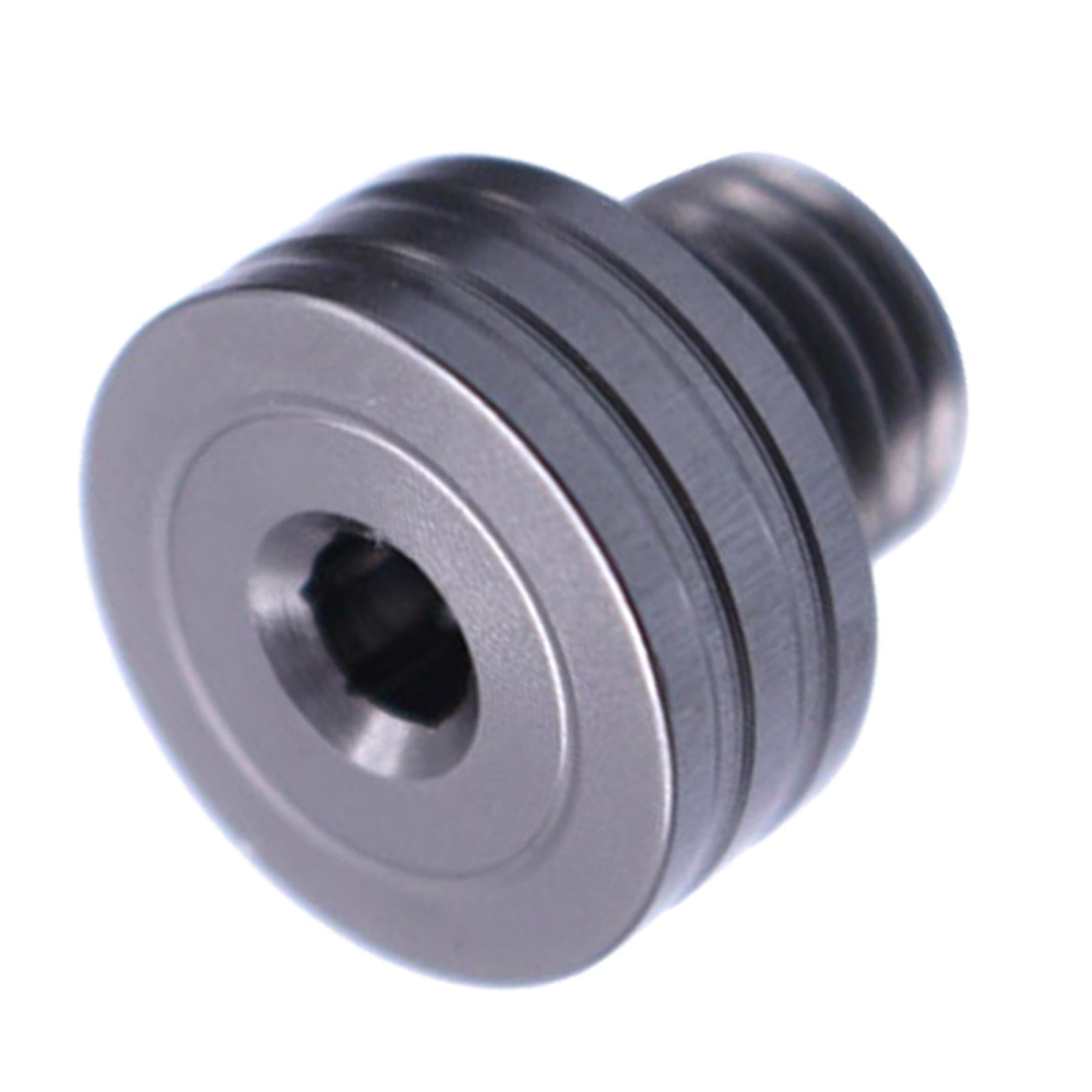 M10 x 1.25 Clockwise Rear View Mirror Hole Plugs Screws For Honda Titanium