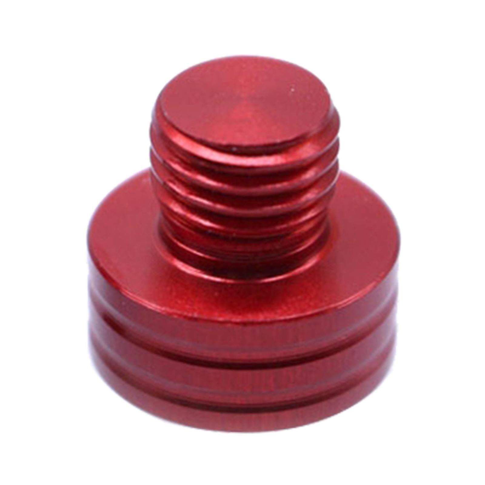 Aluminum 10mm M10 x 1.25 Rear View Mirror Hole Screws For YAMAHA red