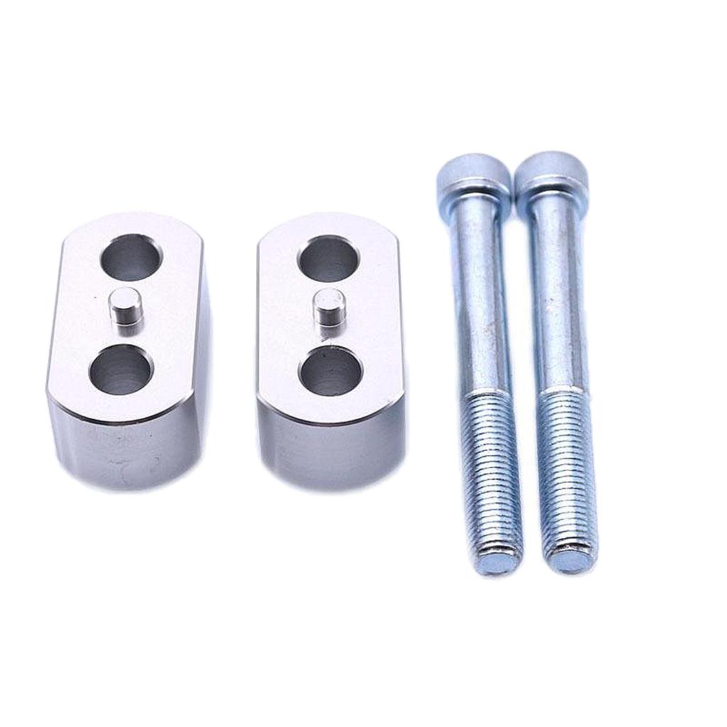 HandleBar Handle Riser Clamps Exchange for TRIUMPH TIGER800 15-19 1200 12-19 Silver