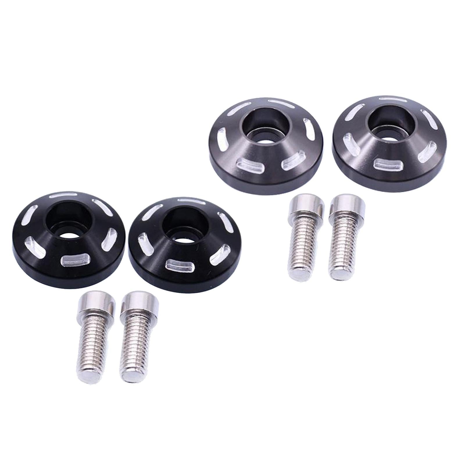 Damper Rear Shock Absorber Bolts Cover for TRIUMPH Street Cup black