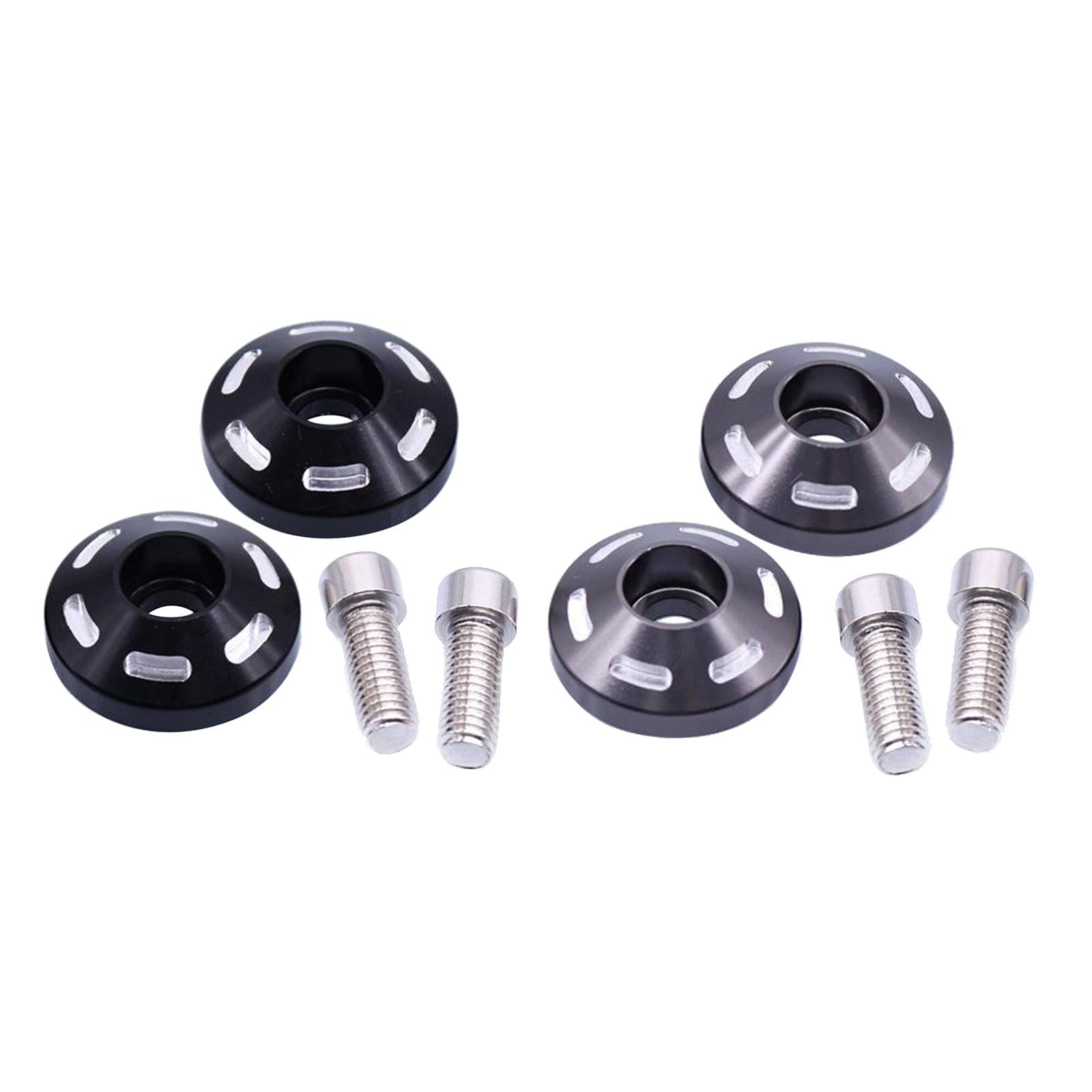 Damper Rear Shock Absorber Bolts Cover for TRIUMPH Street Cup black