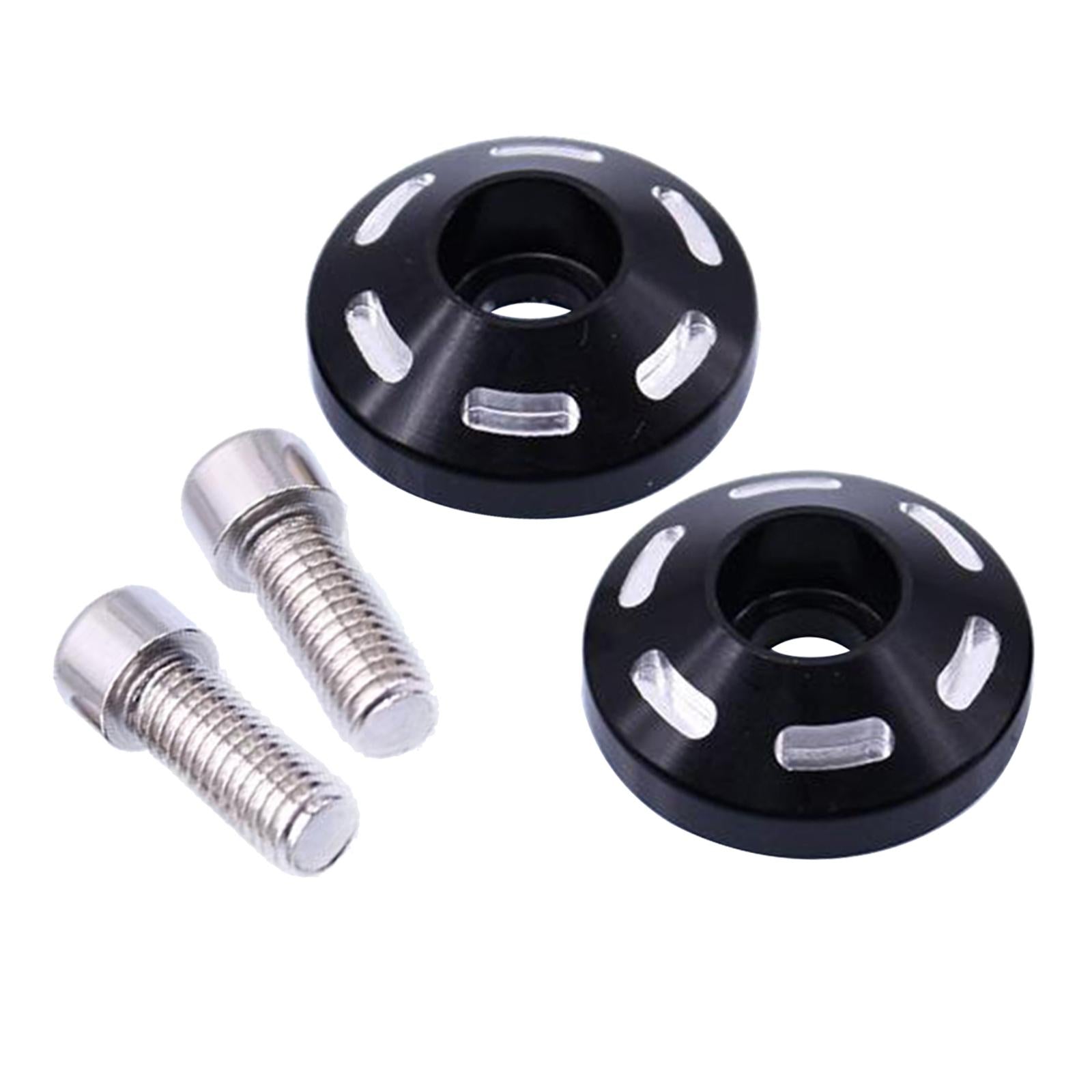 Damper Rear Shock Absorber Bolts Cover for TRIUMPH Street Cup black