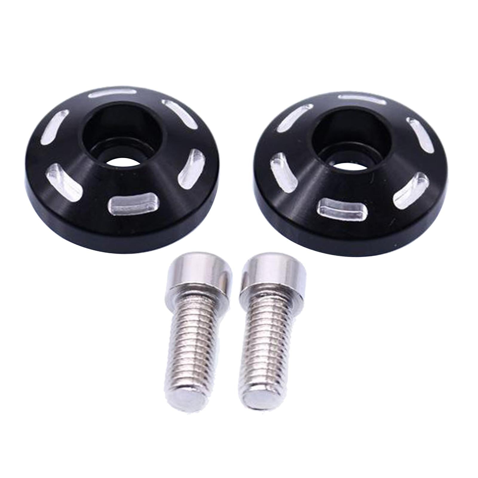 Damper Rear Shock Absorber Bolts Cover for TRIUMPH Street Cup black