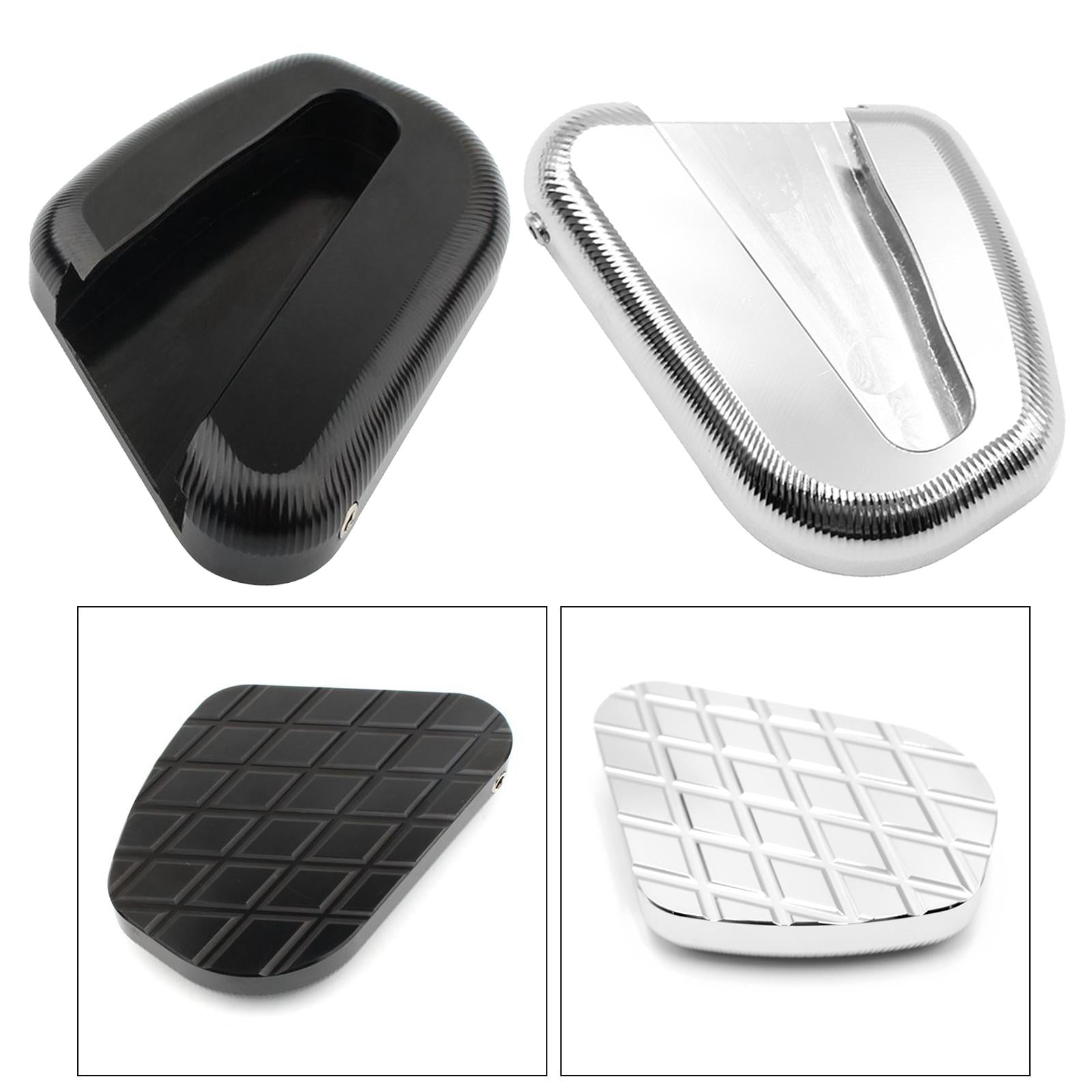 Motorcycle Kickstand Pad Enlarger for Honda Goldwing GL1800 2018-2020 Black