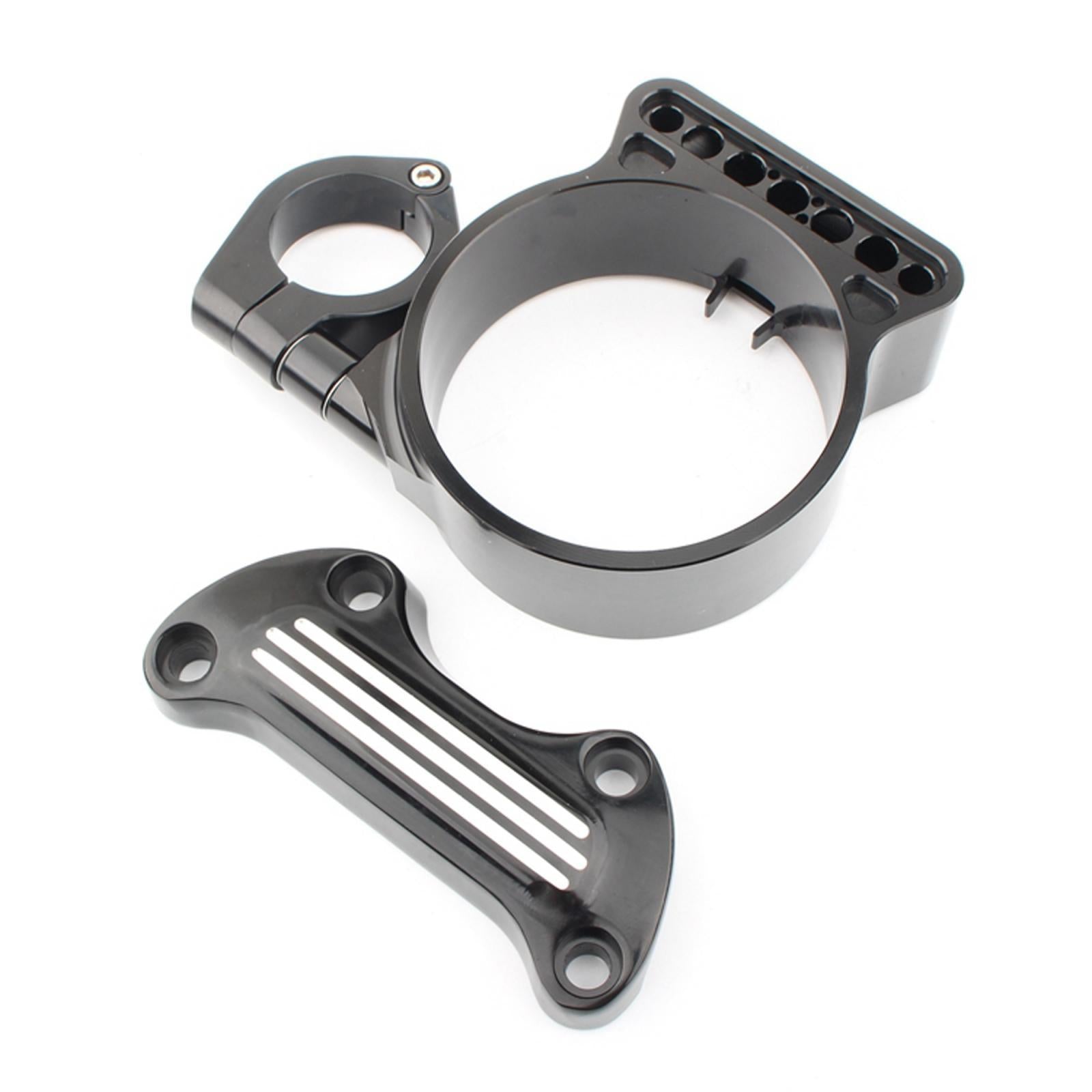 Speedo relocation Bracket Bar Riser for Harley Sportster XL 883 Black White
