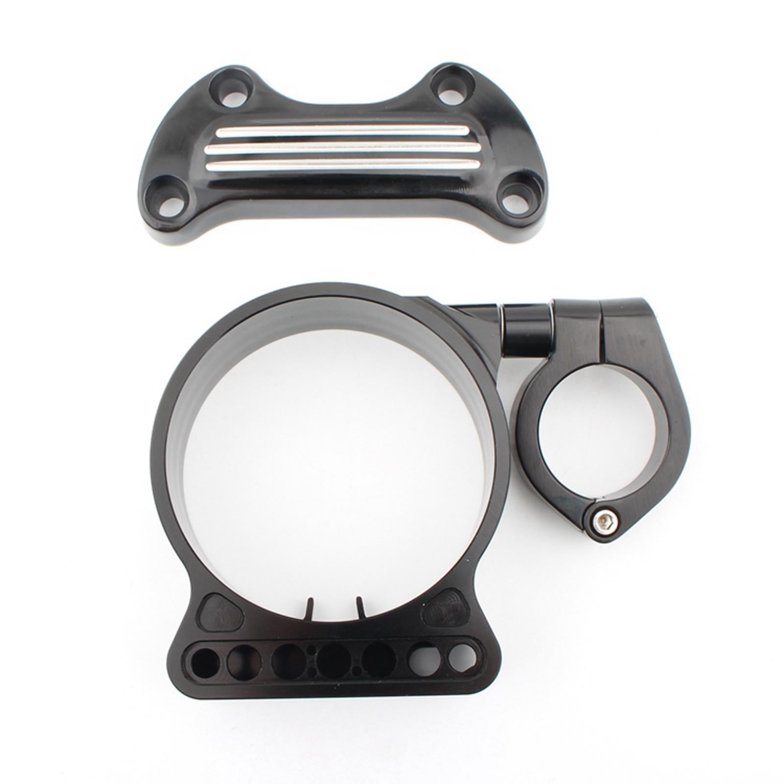 Speedo relocation Bracket Bar Riser for Harley Sportster XL 883 Black White