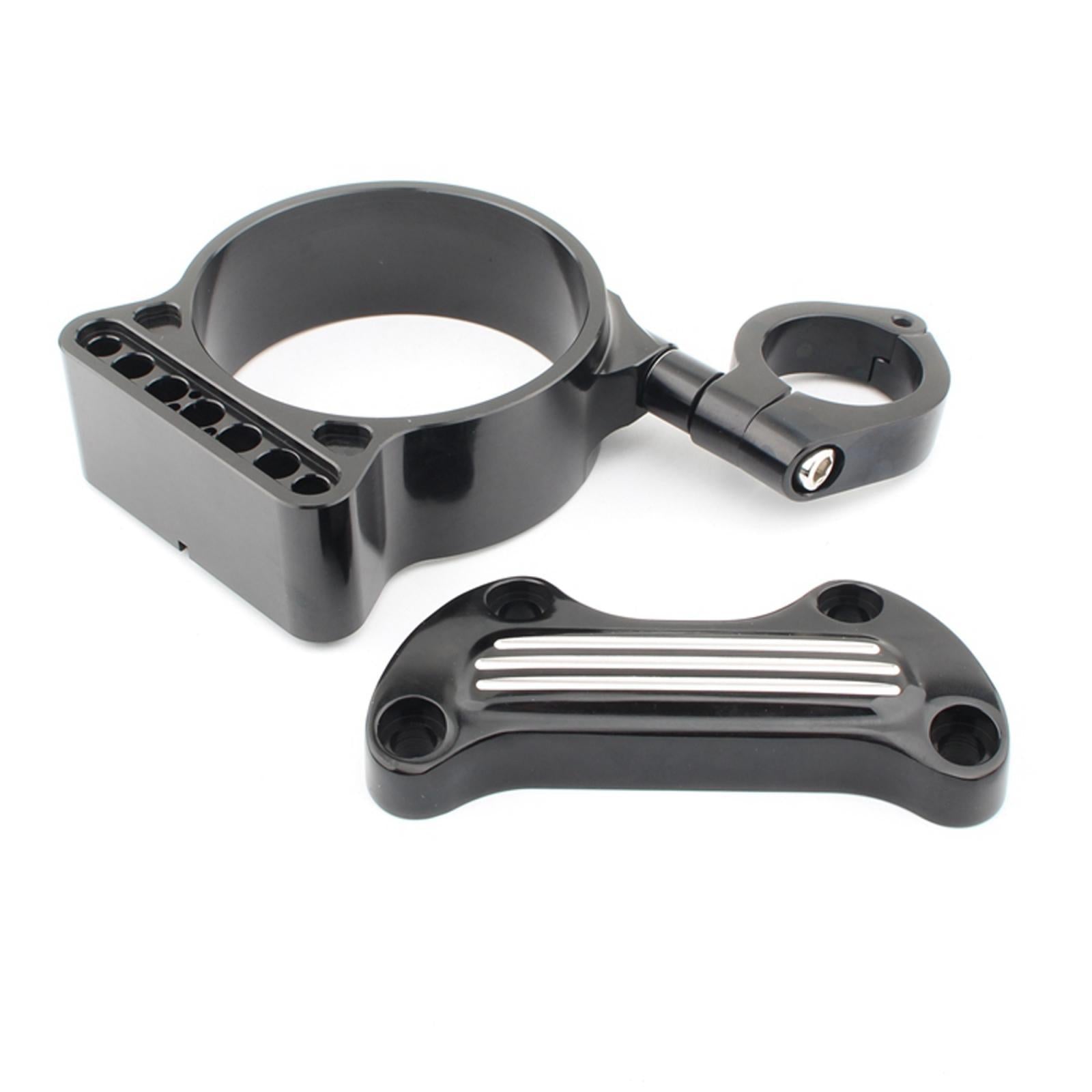 Speedo relocation Bracket Bar Riser for Harley Sportster XL 883 Black White