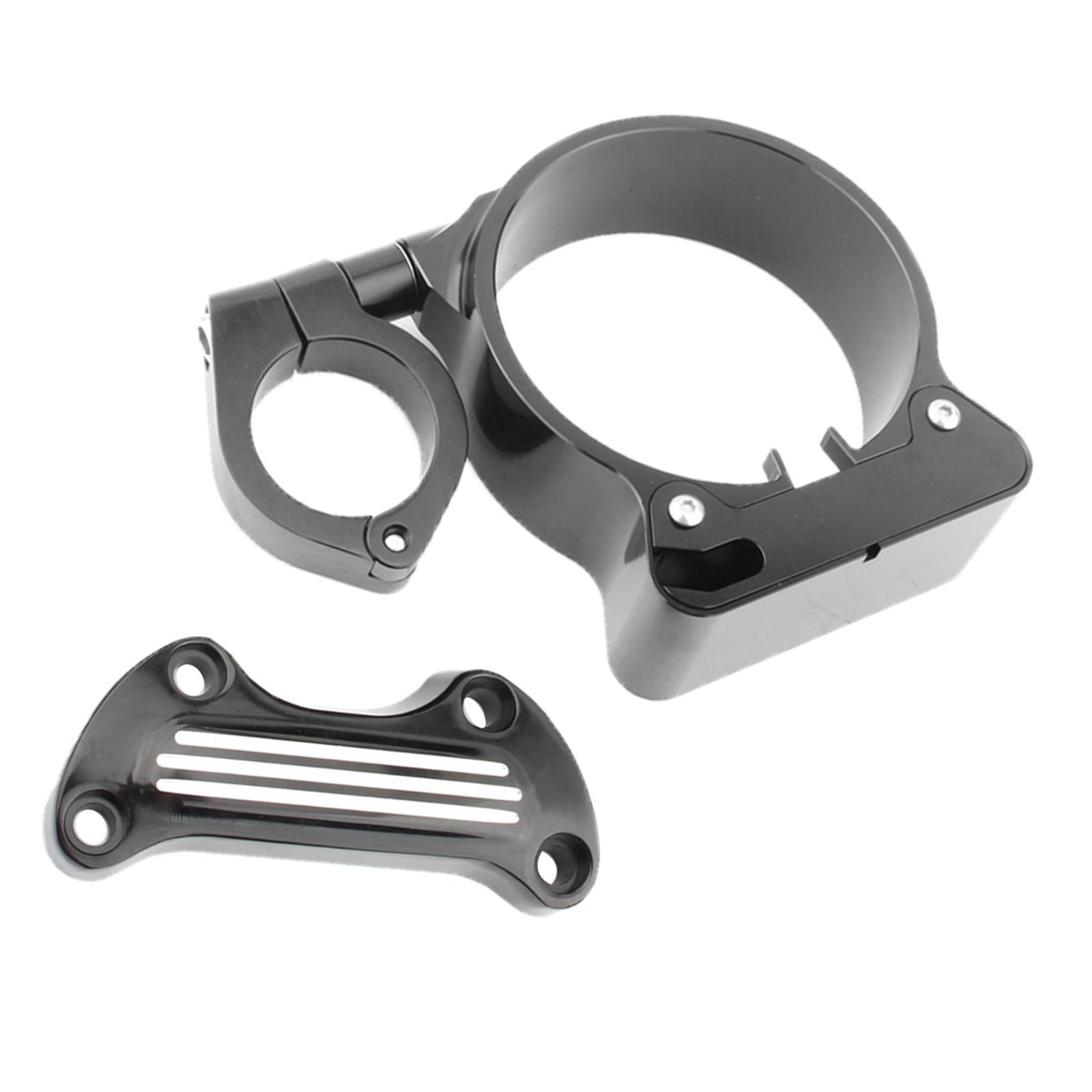 Speedo relocation Bracket Bar Riser for Harley Sportster XL 883 Black White
