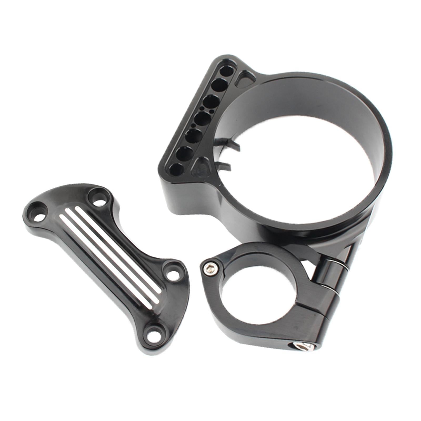 Speedo relocation Bracket Bar Riser for Harley Sportster XL 883 Black White