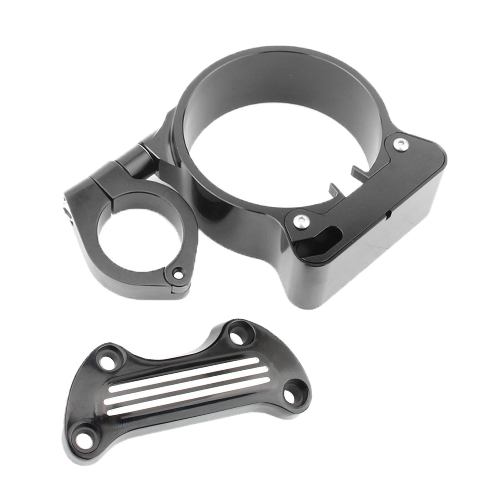 Speedo relocation Bracket Bar Riser for Harley Sportster XL 883 Black White