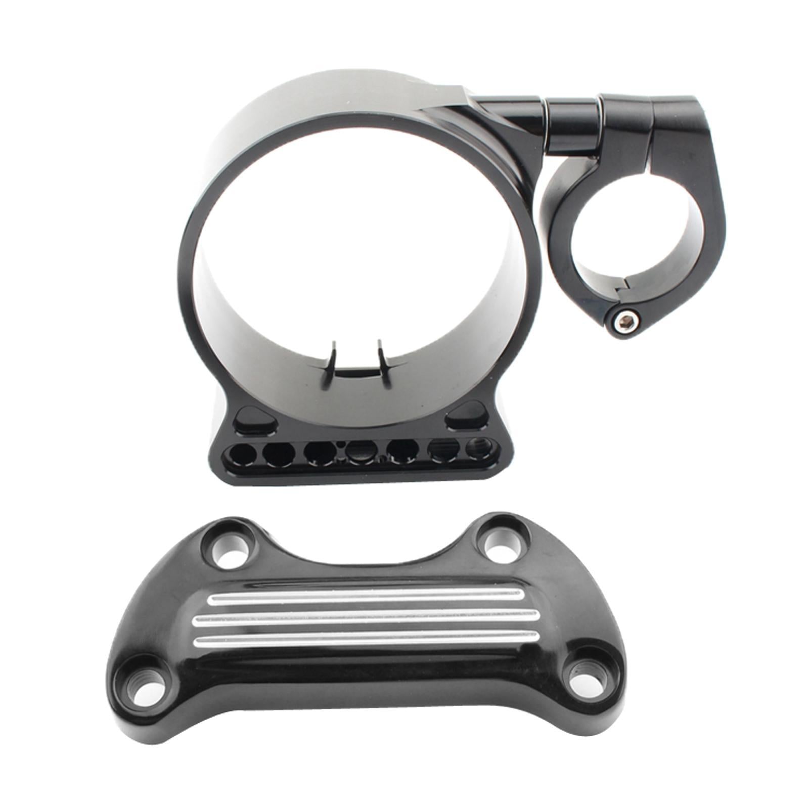 Speedo relocation Bracket Bar Riser for Harley Sportster XL 883 Black White