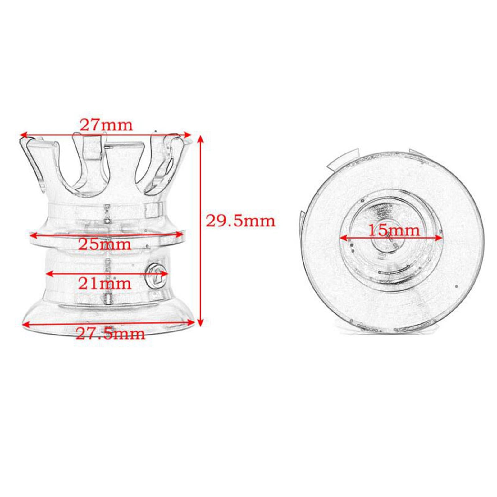 4pcs Head Bolt Nut Covers Caps for all Twin Cam models 1999-Later bronze