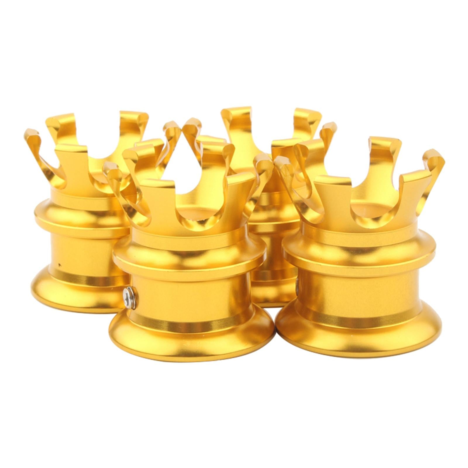 4pcs Head Bolt Nut Covers Caps for all Twin Cam models 1999-Later golden