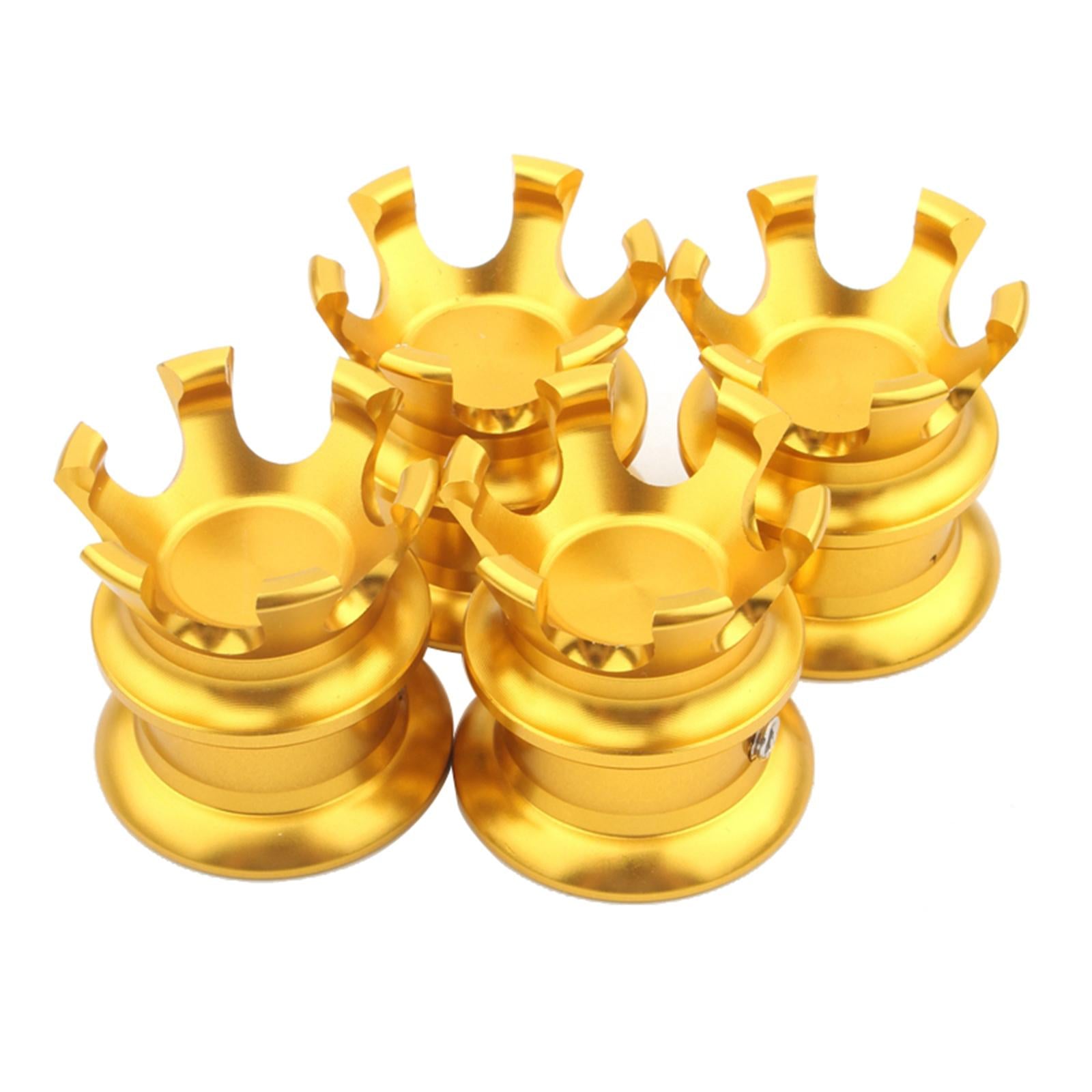 4pcs Head Bolt Nut Covers Caps for all Twin Cam models 1999-Later golden